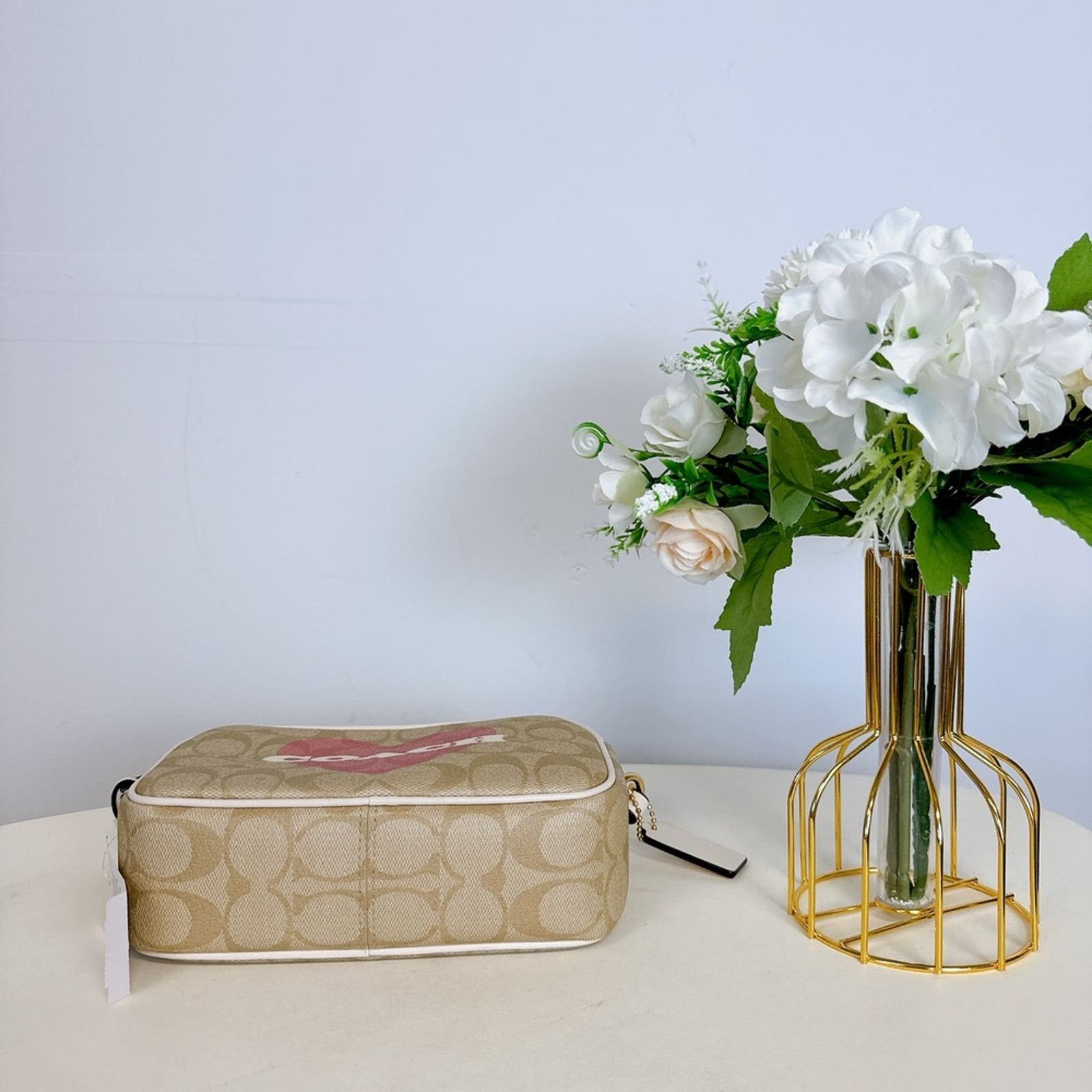 Coach CO939 Mini Jamie Camera Bag In Sig Light Khaki Chalk