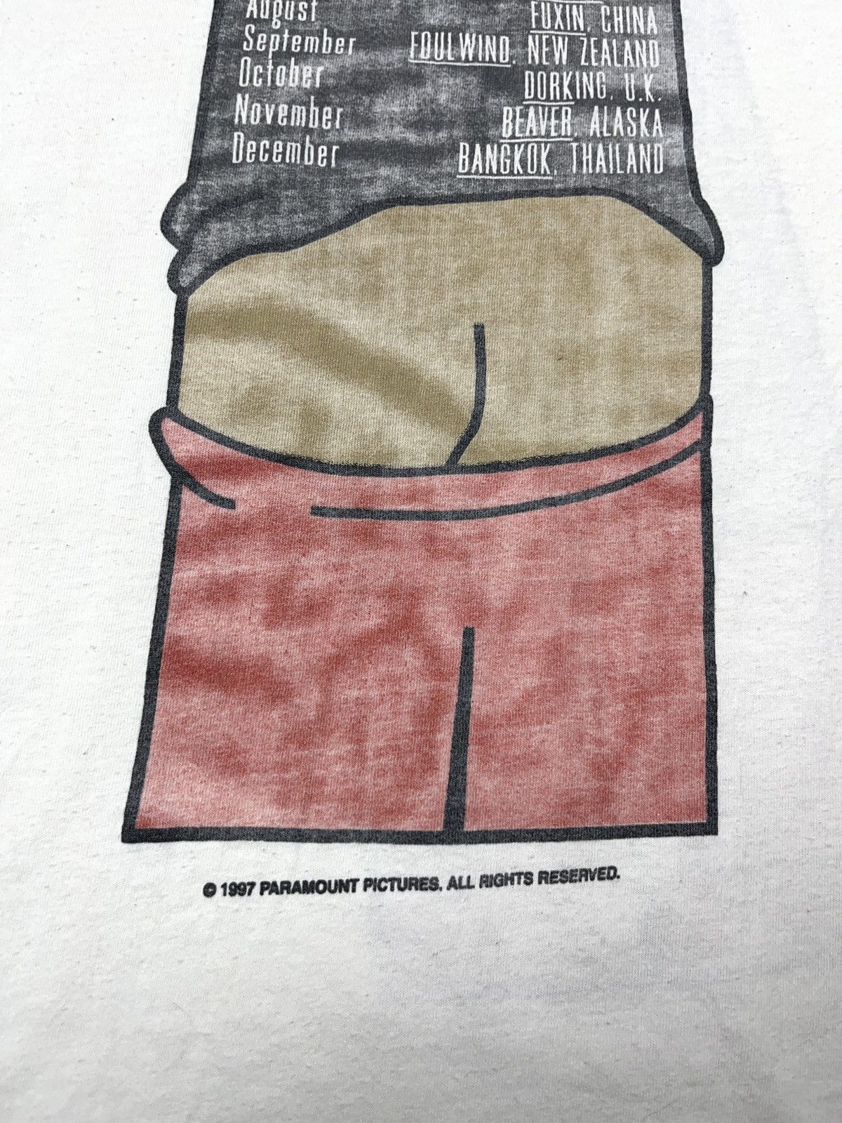 Mtv Vintage 1997 Beavis and Butt-Head Do America Tour Humor Tee Size US L / EU 52-54 / 3 - 8 Thumbnail