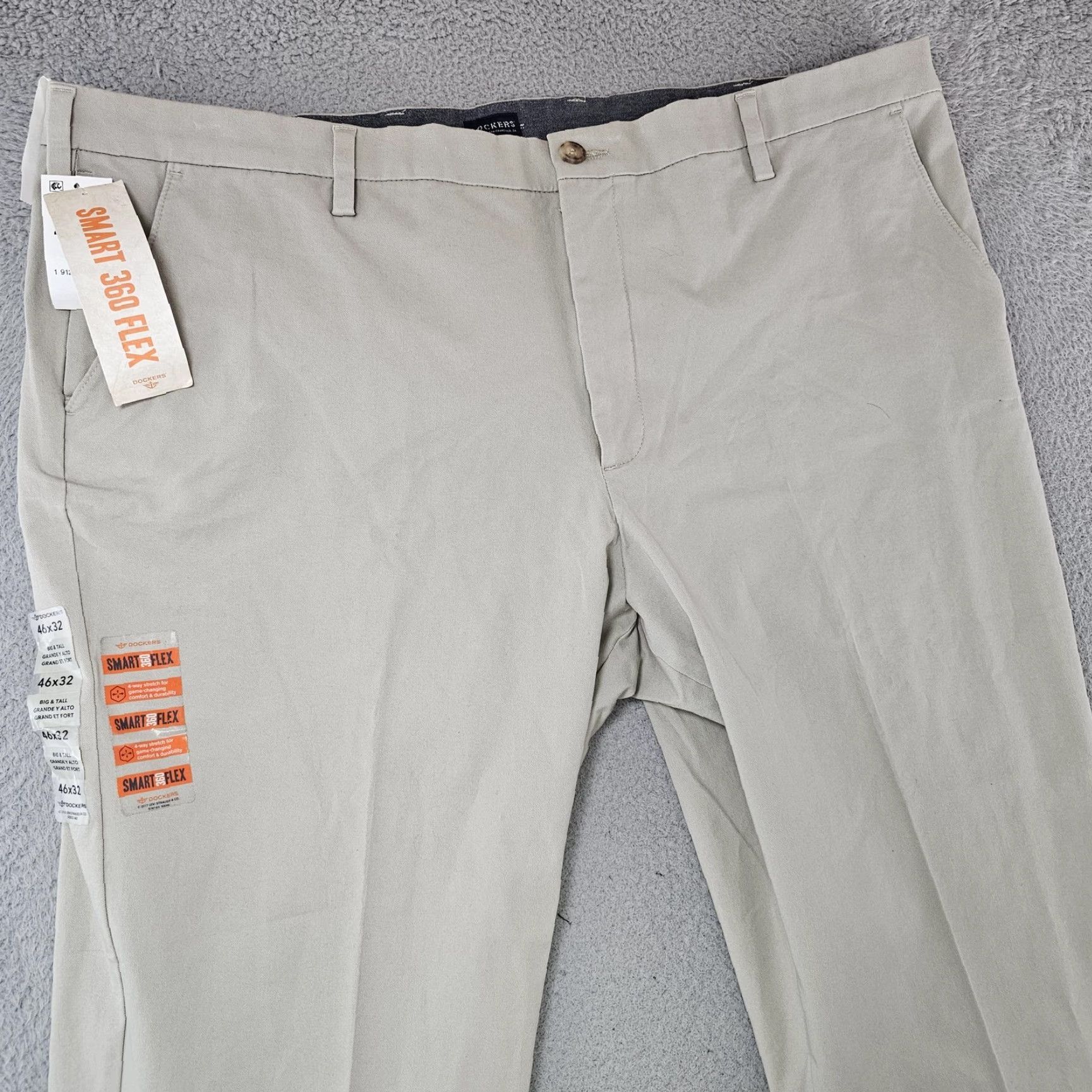 Dockers Dockers Workday Khaki Pants Mens 46x32 Big & Tall Classic Fit Smart 360 Flex Size US 30 / EU 46 - 2 Thumbnail