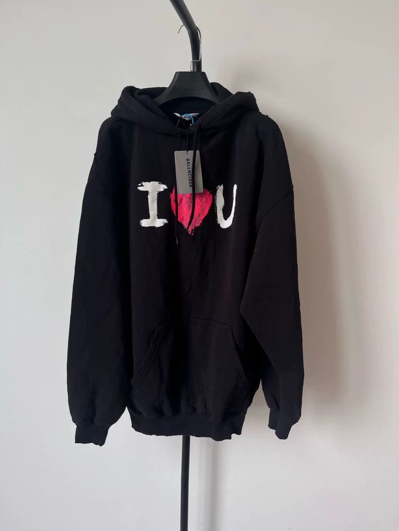 Balenciaga Alphabetic Print Long Sleeve Sweatshirt