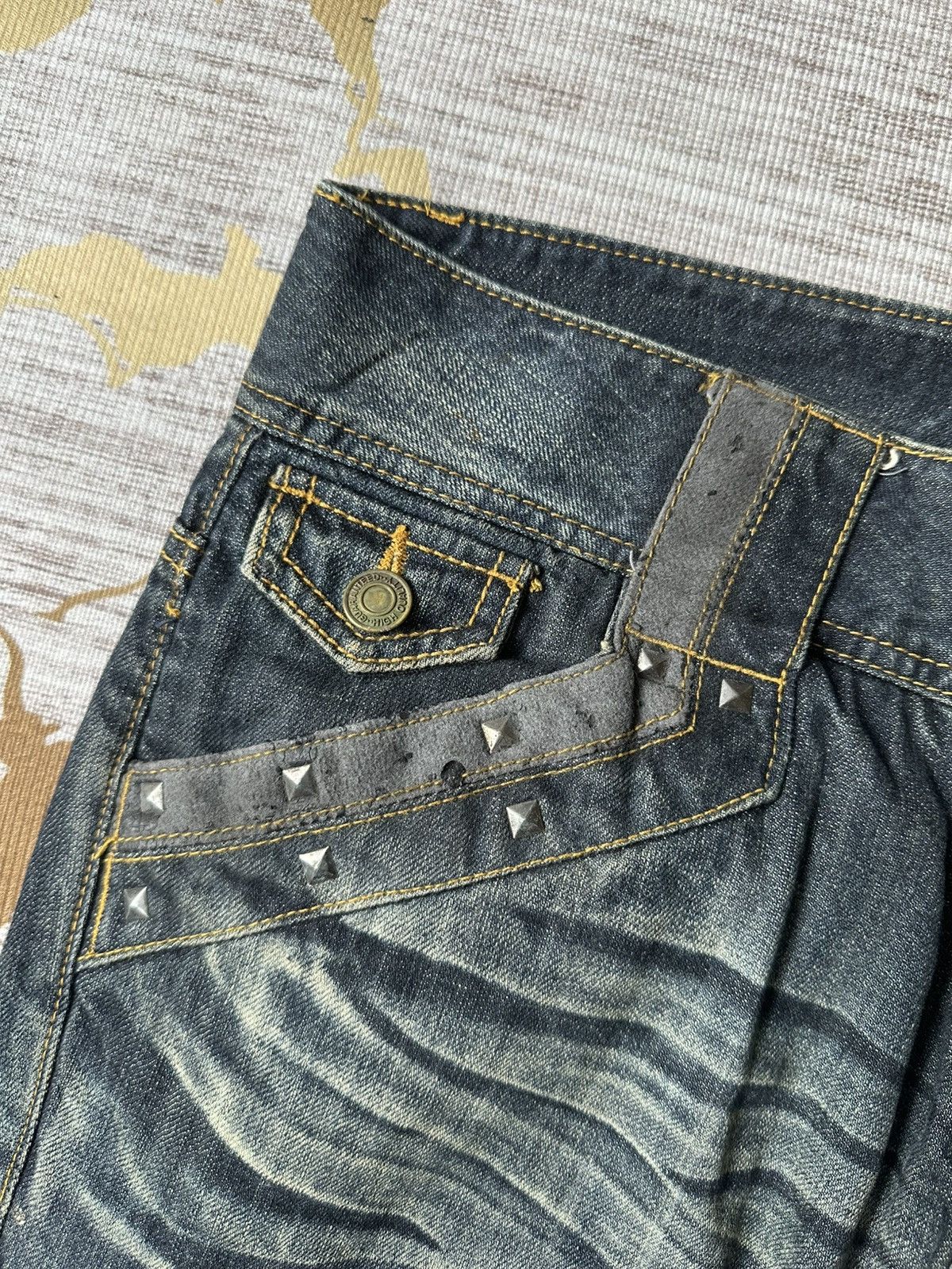 Japanese Brand FLARE Japanese Brand Claw Marks Design Denim Size US 34 / EU 50 - 12 Thumbnail