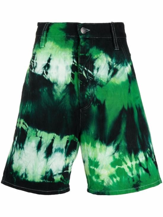 AMI AMI Men Shorts USO600 631301 Green Size US 30 / EU 46 - 1 Thumbnail