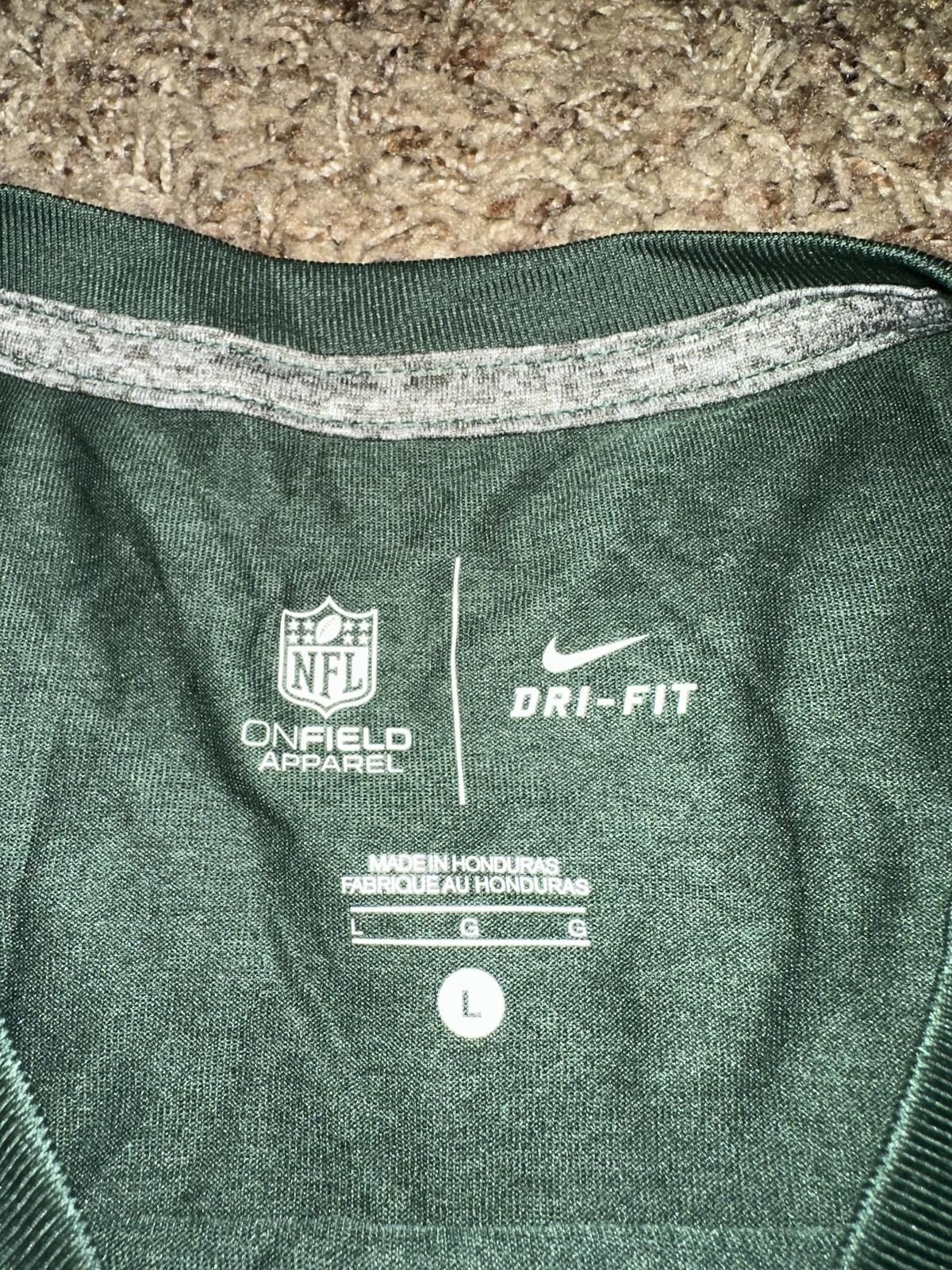 Nike Vintage New York Jets Men's Nike Dri-Fit Team Issue L/S Performance T-Shirt Size US L / EU 52-54 / 3 - 2 Thumbnail
