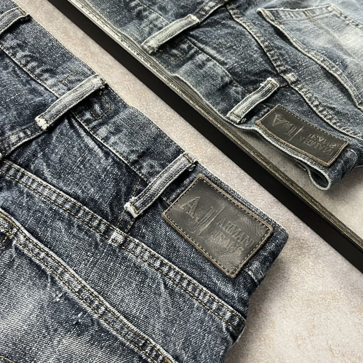 Armani ARMANI VINTAGE METAL LOGO JEANS IF SIX WAS NINE LGB GLAMOUR Size US 32 / EU 48 - 4 Thumbnail