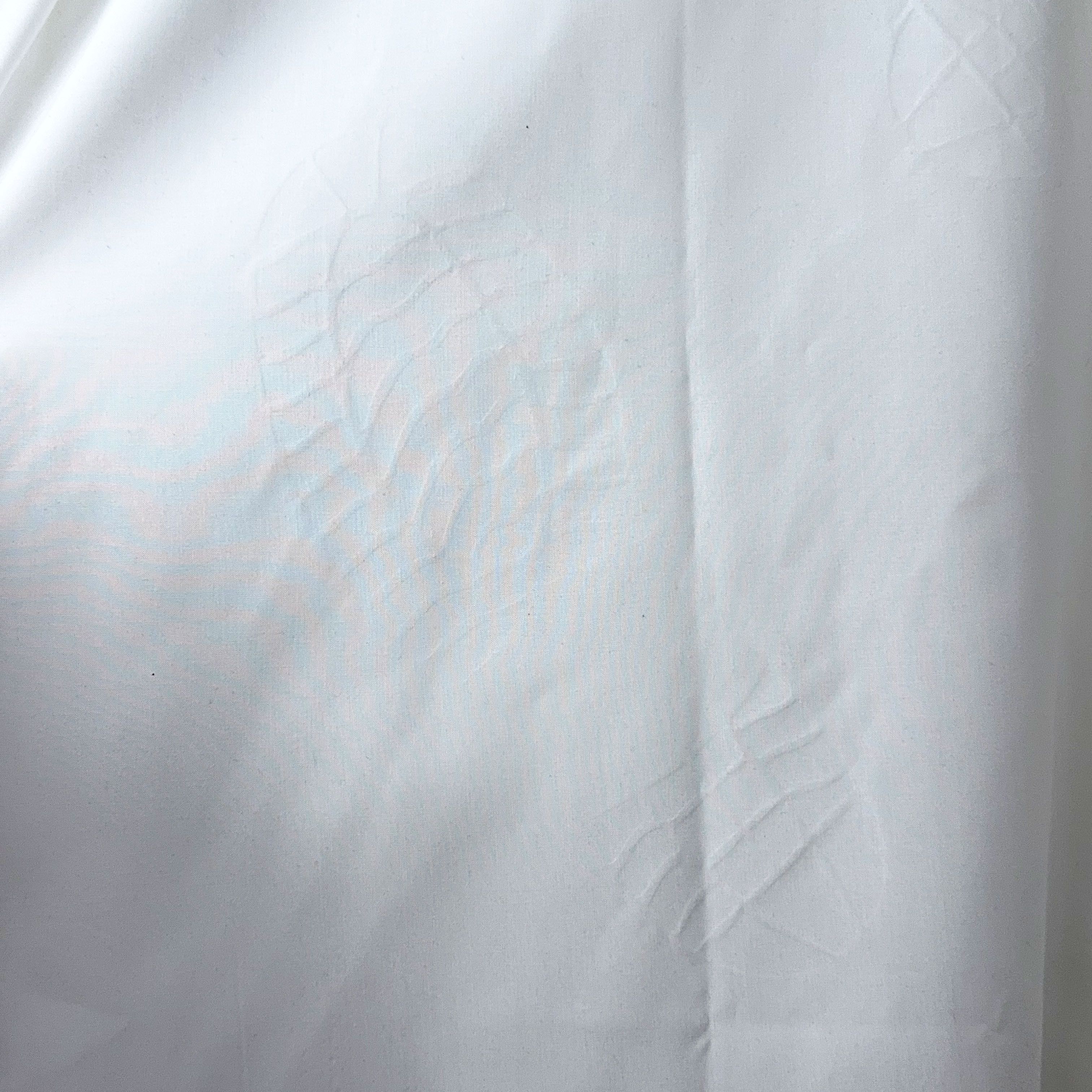 Issey Miyake SS95 Shoeprint Embossed Polyester Shirt Size US L / EU 52-54 / 3 - 8 Thumbnail