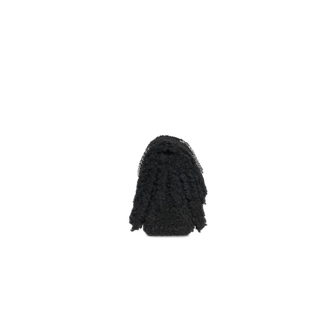 Balenciaga oc11z0825 Size: OS / Crush Small Chain Bag Shearling Bag Size ONE SIZE - 3 Thumbnail