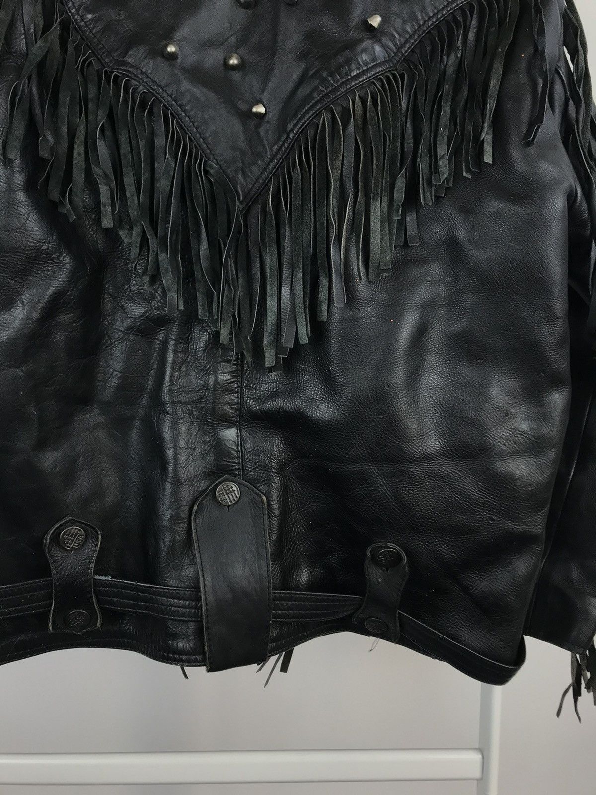 Vintage Vintage Real Leather Cowboy Biker Motorcycle Jacket Size US S / EU 44-46 / 1 - 12 Thumbnail