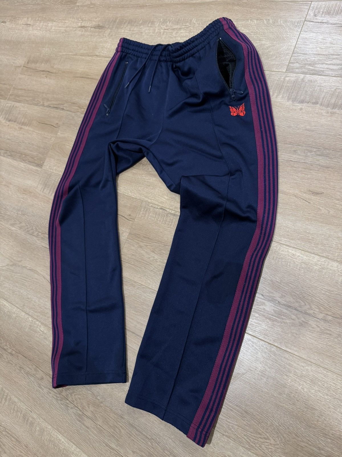 Needles NEEDLES NARROW TRACK PANT POLY SMOOTH | Grailed