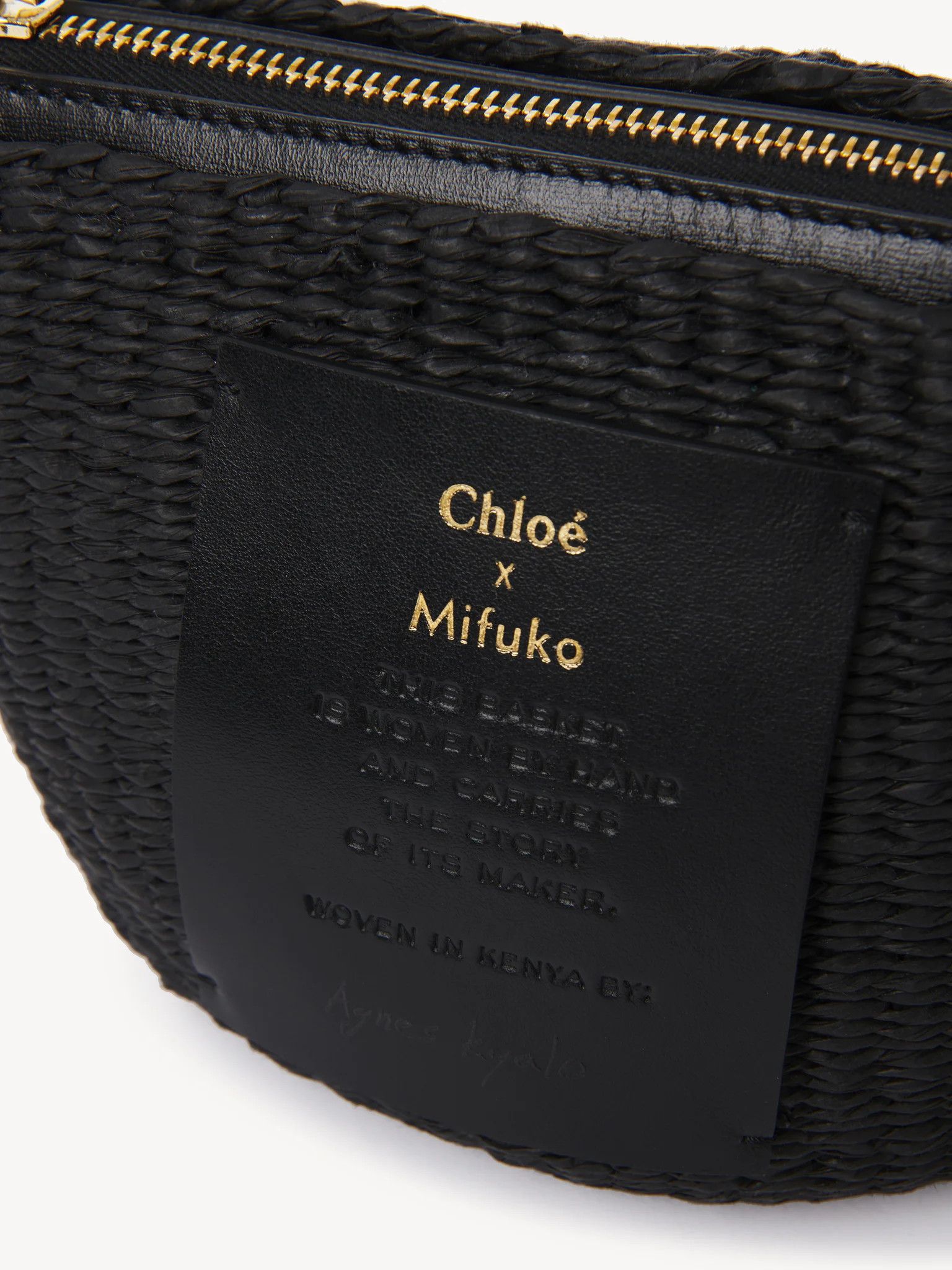 Chloe oc11z0525 Size: OS / Mini Basket Bag With Chain in Black Size ONE SIZE - 6 Thumbnail