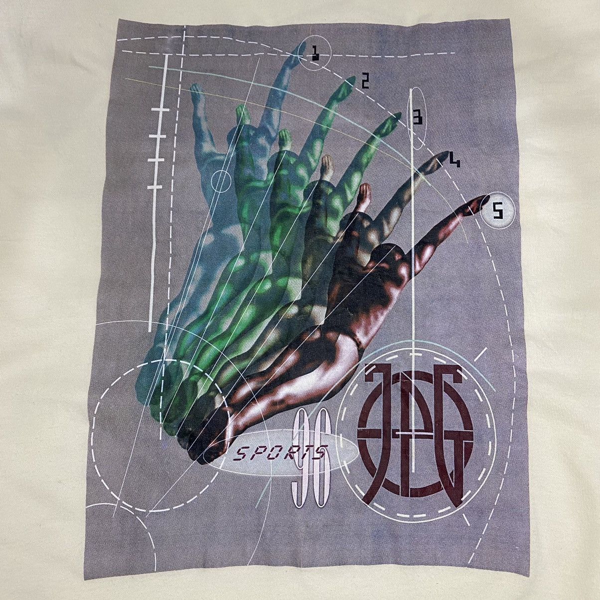 Jean Paul Gaultier Jean Paul Gaultier Hand Printed Long Sleeves Tee Size US M / EU 48-50 / 2 - 3 Thumbnail