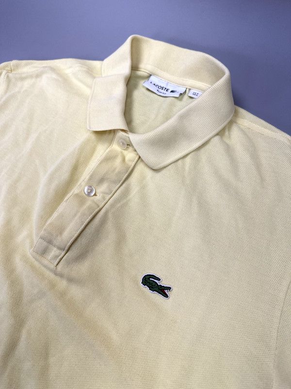 Lacoste Classic slim fit polo shirt in lemon yellow lacoste medium Size US M / EU 48-50 / 2 - 2 Thumbnail