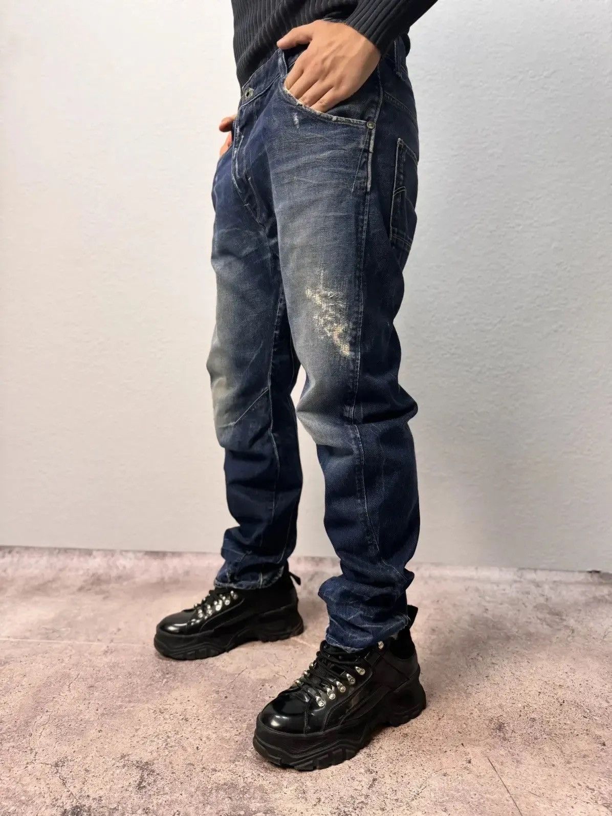 14th Addiction × Japanese Brand × Le Grande Bleu (L.G.B.) Junya Watanabe Style G Star raw Bondage GOA cargo pants Size US 32 / EU 48 - 8 Thumbnail