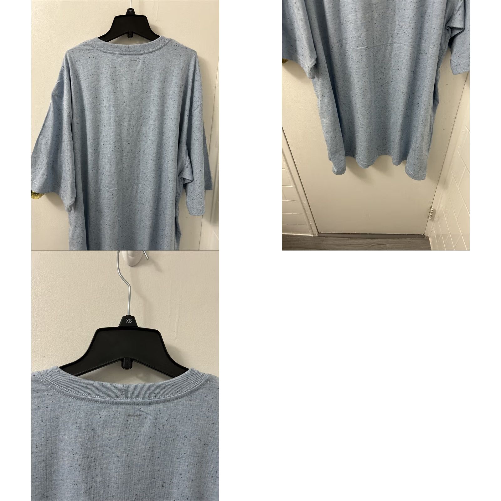 Carhartt Carhartt Shirt Mens 2XL Blue Loose Fit Heavyweight Pocket S/S Speckled Crew Neck Everyday Casual Mens Size US XXL / EU 58 / 5 - 8 Thumbnail