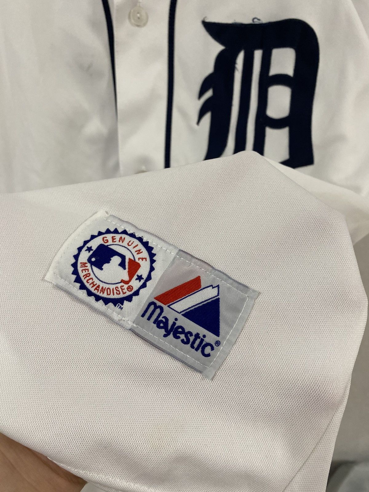 MLB × Majestic × Vintage Majestic Detroit Tigers Joel Zumaya Baseball Jersey Size: XL Size US XL / EU 56 / 4 - 7 Thumbnail