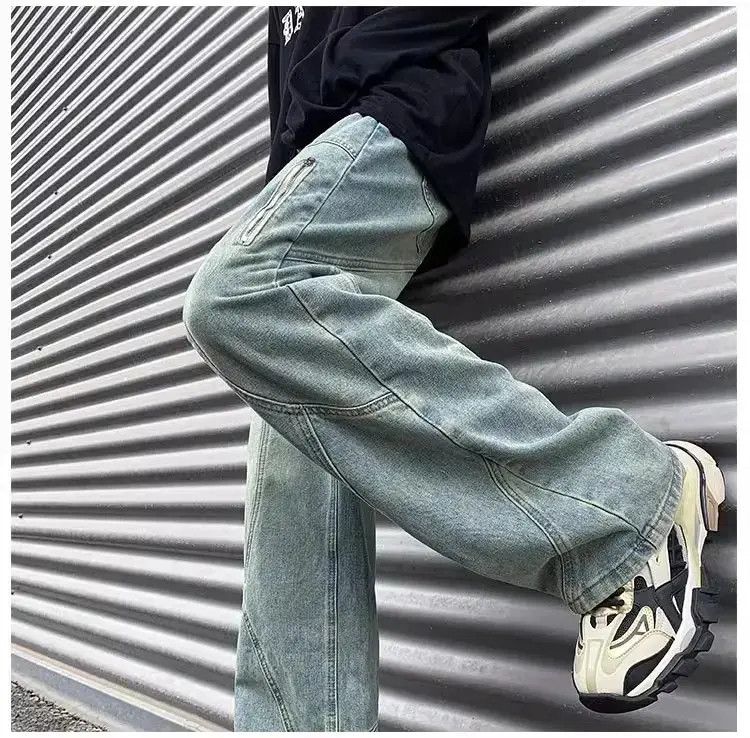 Japanese Brand Hip hop loose fit straight leg jeans Size US 30 / EU 46 - 6 Thumbnail