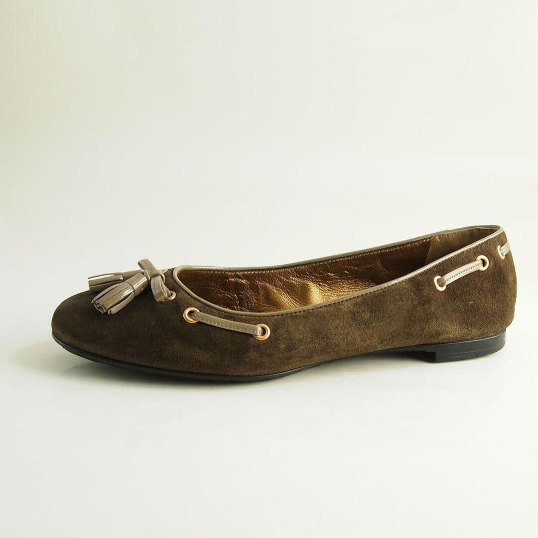 Bally Bally Dane Tasseled Flats Brown Suede Womens EU 41 US 10.5 Size US 10.5 / IT 40.5 - 2 Thumbnail