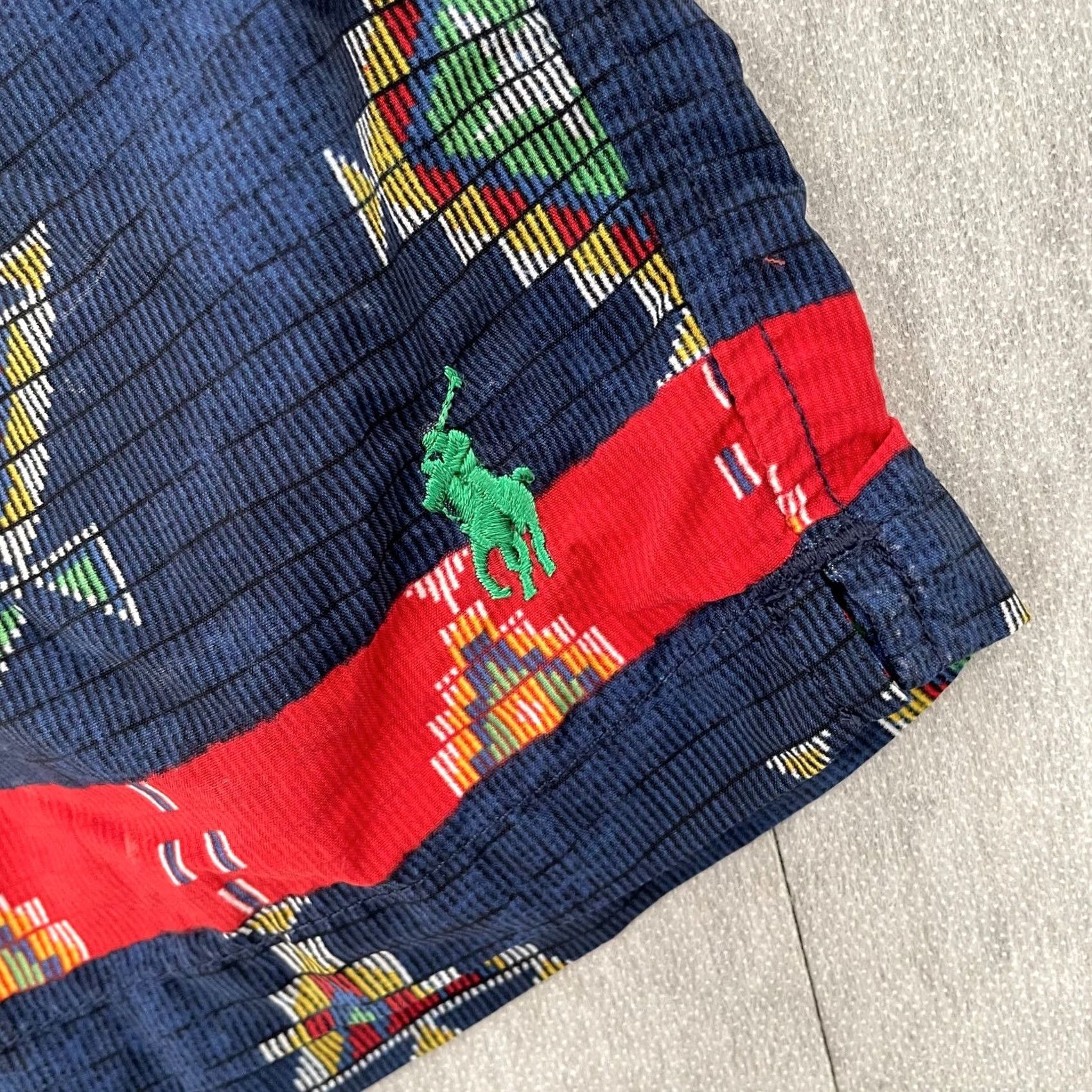 Polo Ralph Lauren Polo Ralph Lauren Swim Trunks Shorts Adult XL Native Print Pockets Mens Size US XL / EU 56 / 4 - 3 Thumbnail