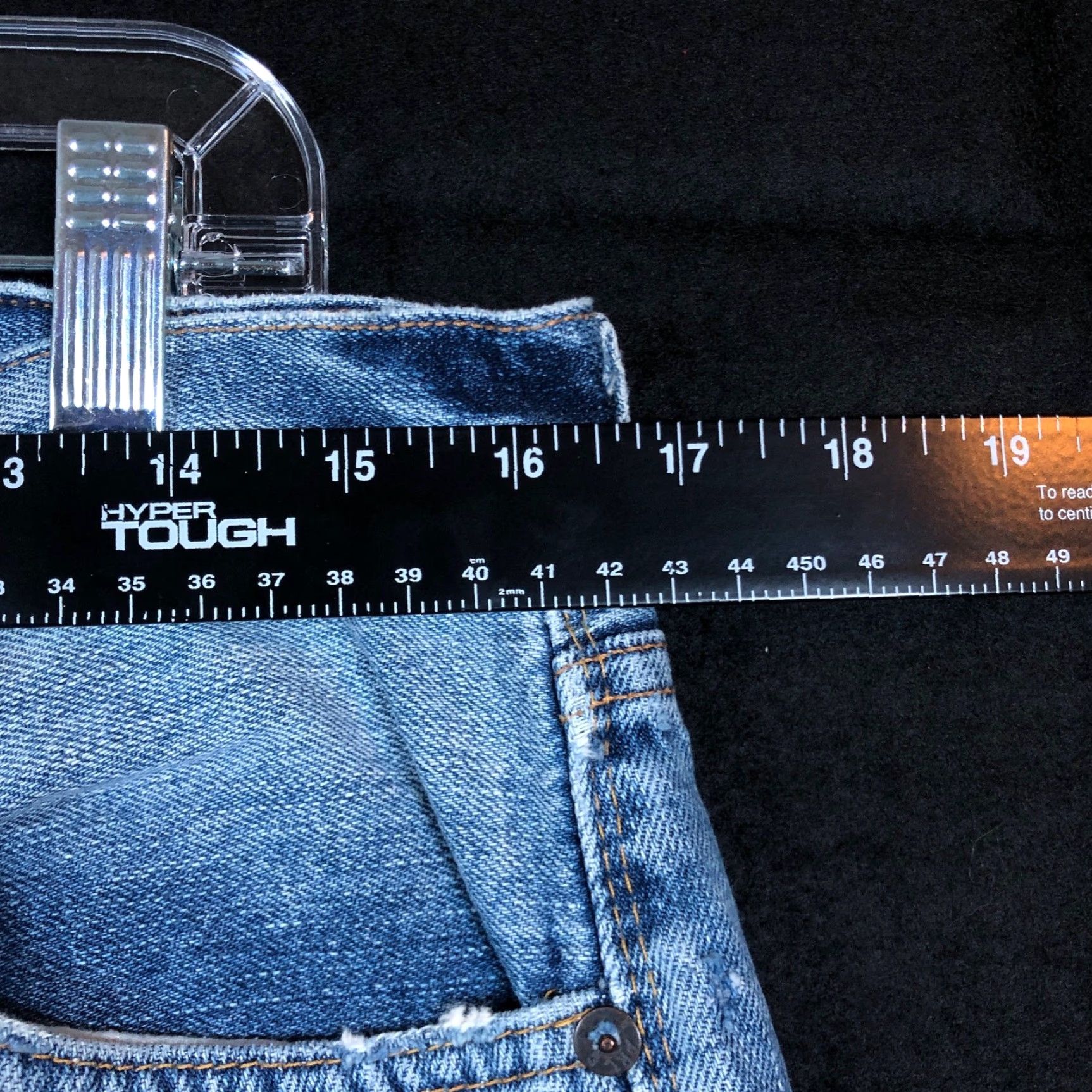 Ralph Lauren Ralph Lauren Mens Jeans Blue Denim Prescott 208 29x28 100% Cotton Distressed Straight Regular Jeans Mens Jeans Denim Blue 29x28 Size US 29 - 6 Thumbnail