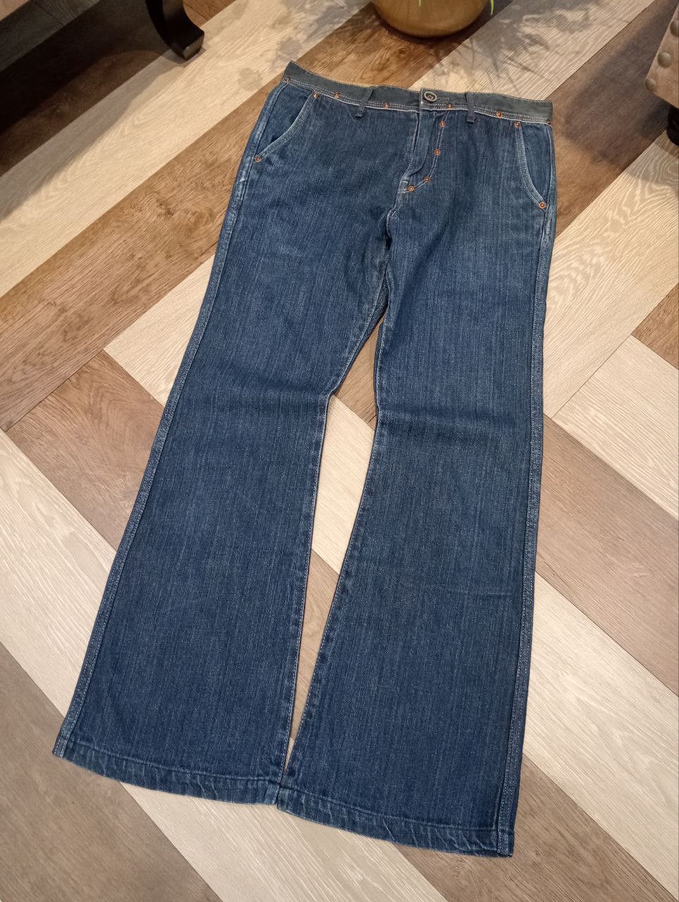 Kapital KAPITAL X KIRO HIRATA HIP BAG FLARED DENIM PANTS Size US 30 / EU 46 - 2 Thumbnail