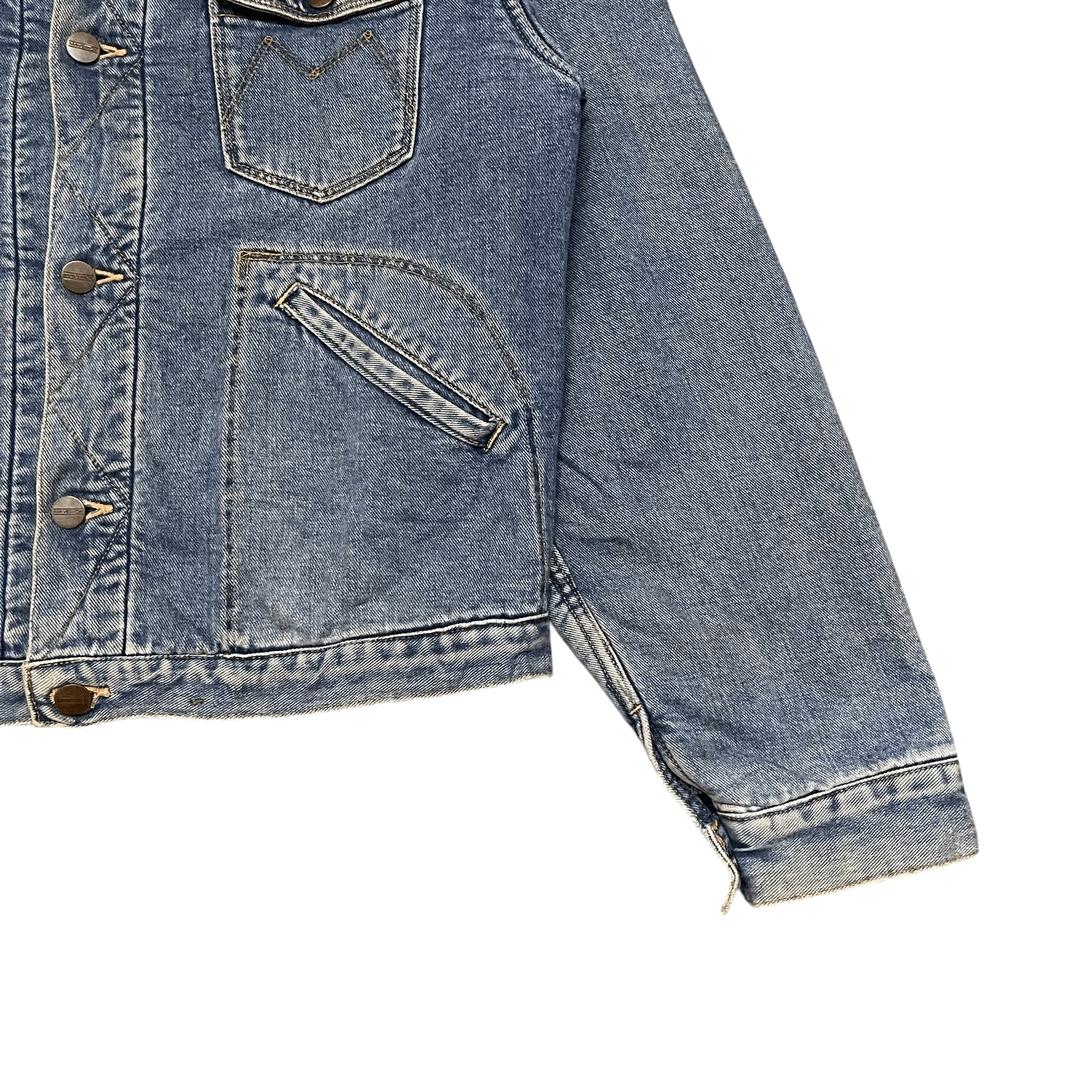 Japanese Brand Vintage 90's Maverick Blue Bell Denim Trucker Jacket Size US M / EU 48-50 / 2 - 3 Thumbnail