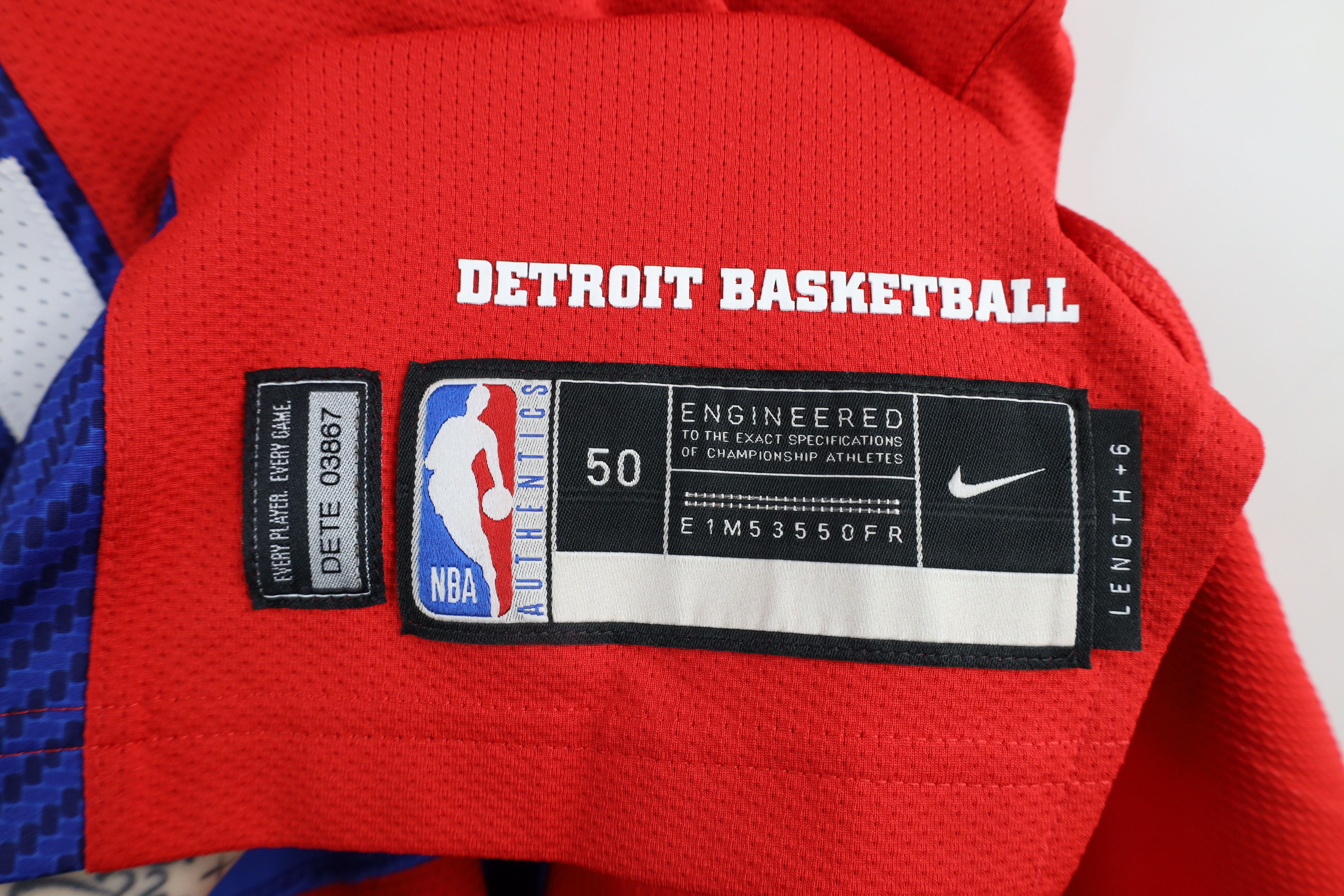 Nike × Vintage Nike Vaporknit Joe Johnson Detroit Pistons Basketball Jersey Size US XL / EU 56 / 4 - 10 Thumbnail