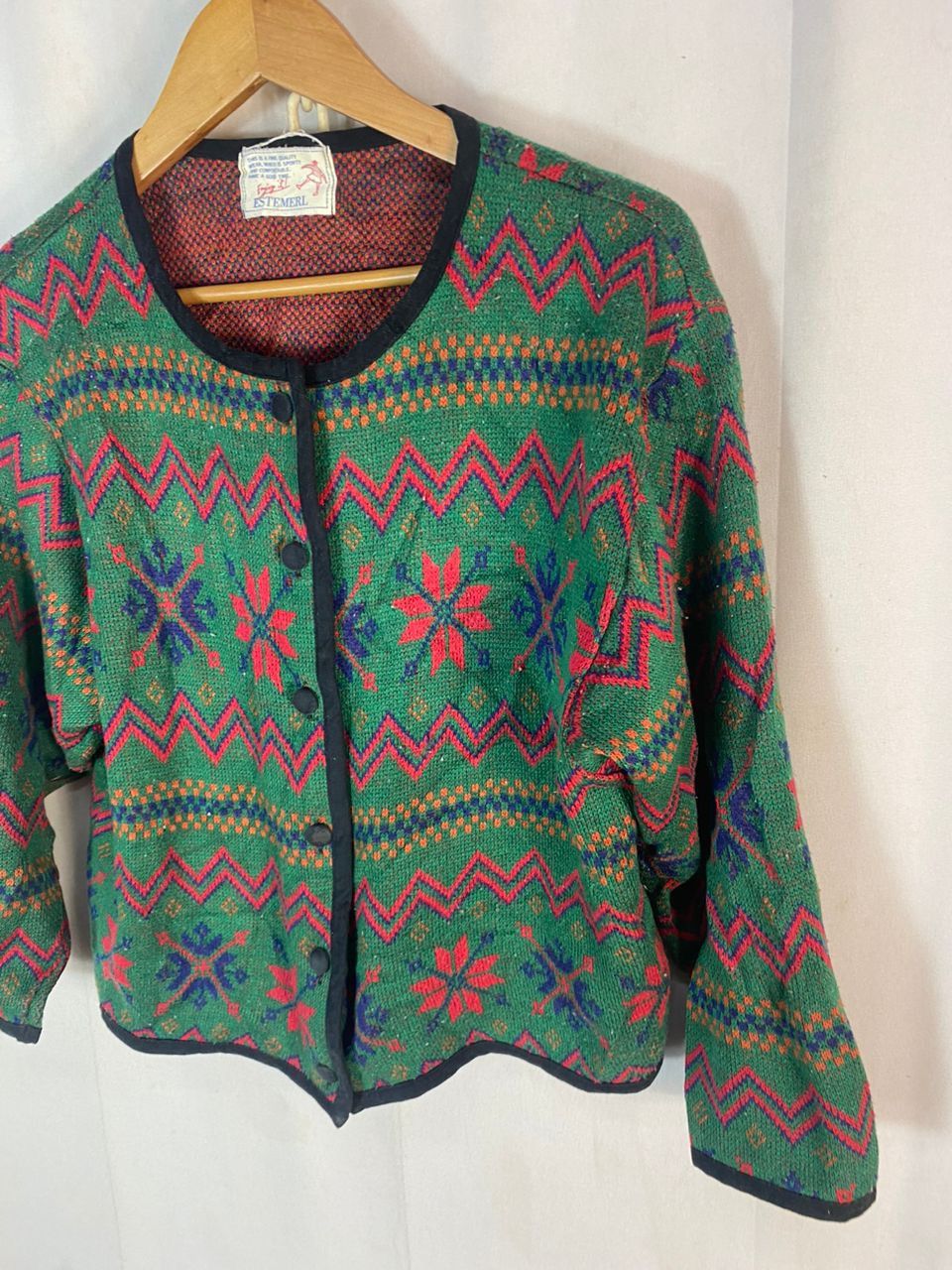 Japanese Brand × Vintage Estemerl button up croptop blouse shirt Size L / US 10 / IT 46 - 3 Thumbnail