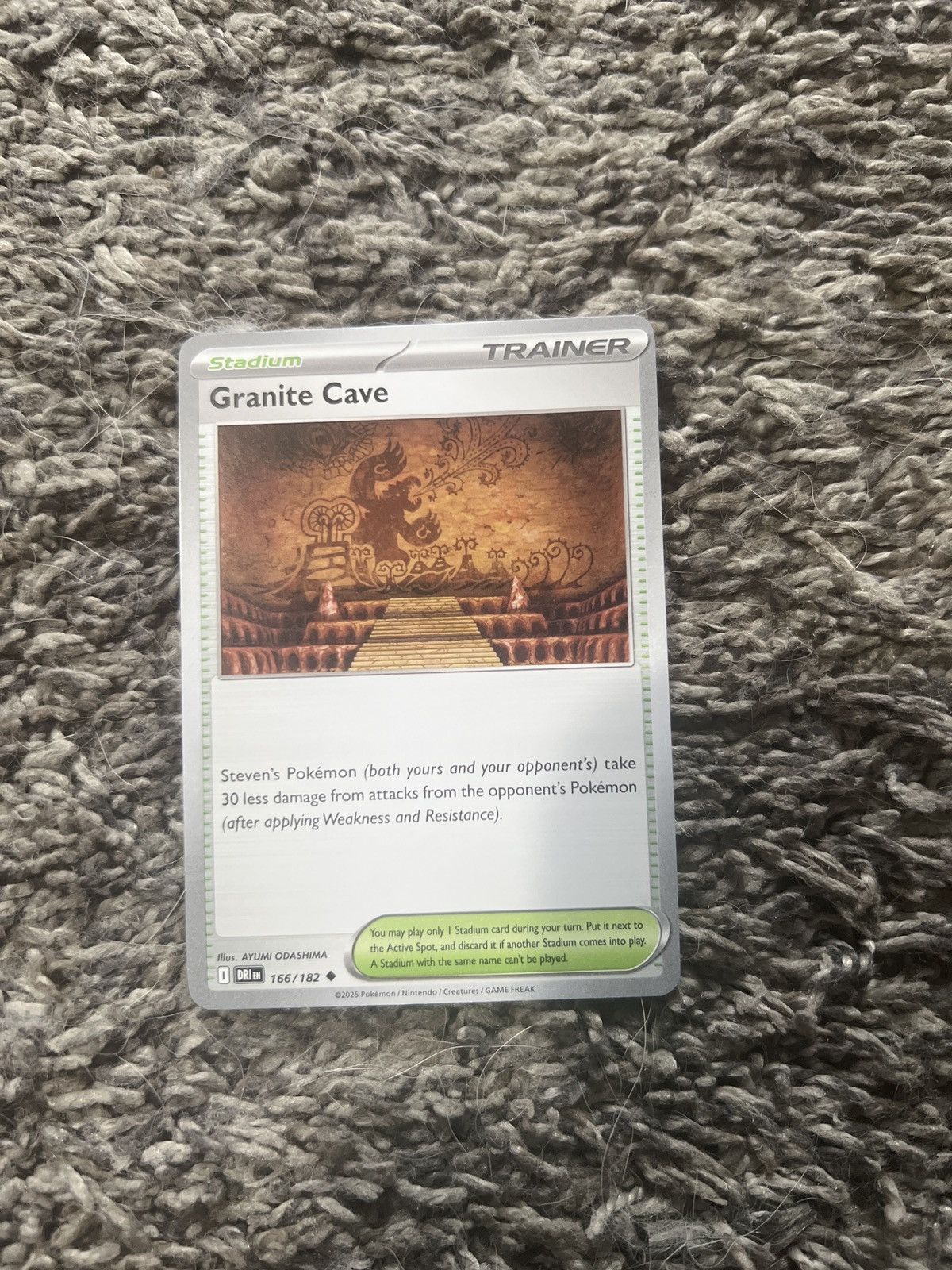 Pokemon 2025 Pokémon Granite Cave Card Size ONE SIZE - 1 Thumbnail