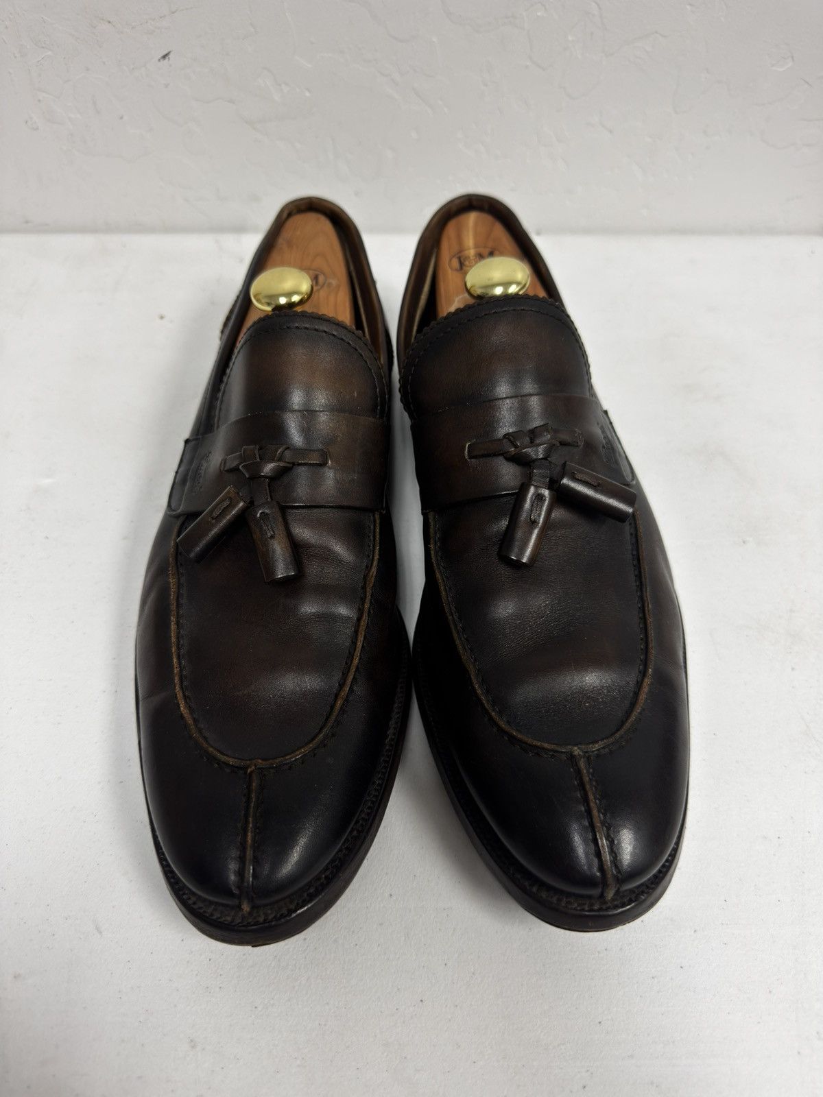 Gucci Gucci Made in Italy Leather Slip On Loafers Size 11.5 M Size US 12.5 / EU 45-46 - 1 Thumbnail