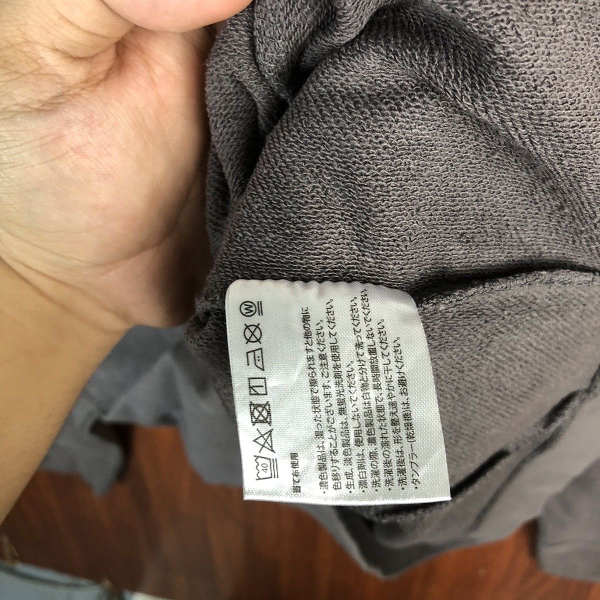 Japanese Brand × Vintage Contribe Grey vintage sweatshirr Cloaks #7557 Size US M / EU 48-50 / 2 - 11 Thumbnail