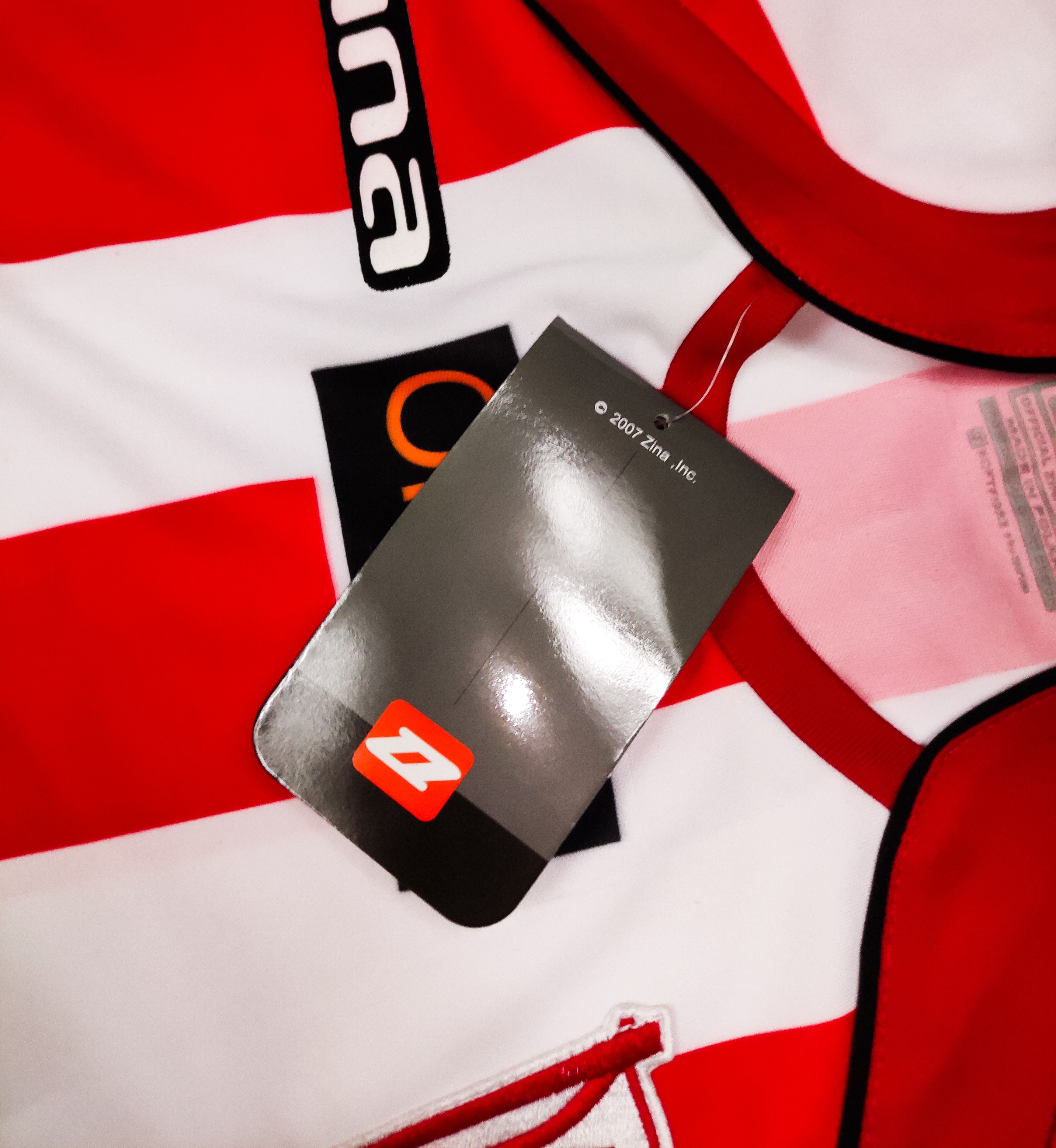 Vintage BNWT KS Cracovia 2007 2008 Zina Home Shirt Kit Jersey Cracow Size US L / EU 52-54 / 3 - 5 Thumbnail