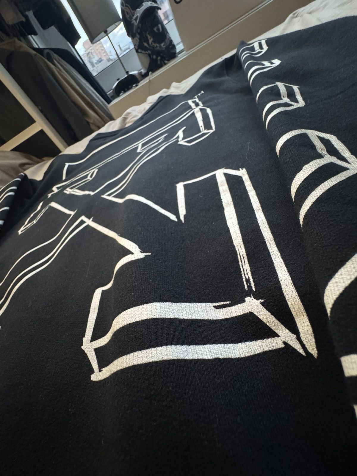 Off-White Off-White Black Crewneck Sweatshirt Size US L / EU 52-54 / 3 - 3 Thumbnail