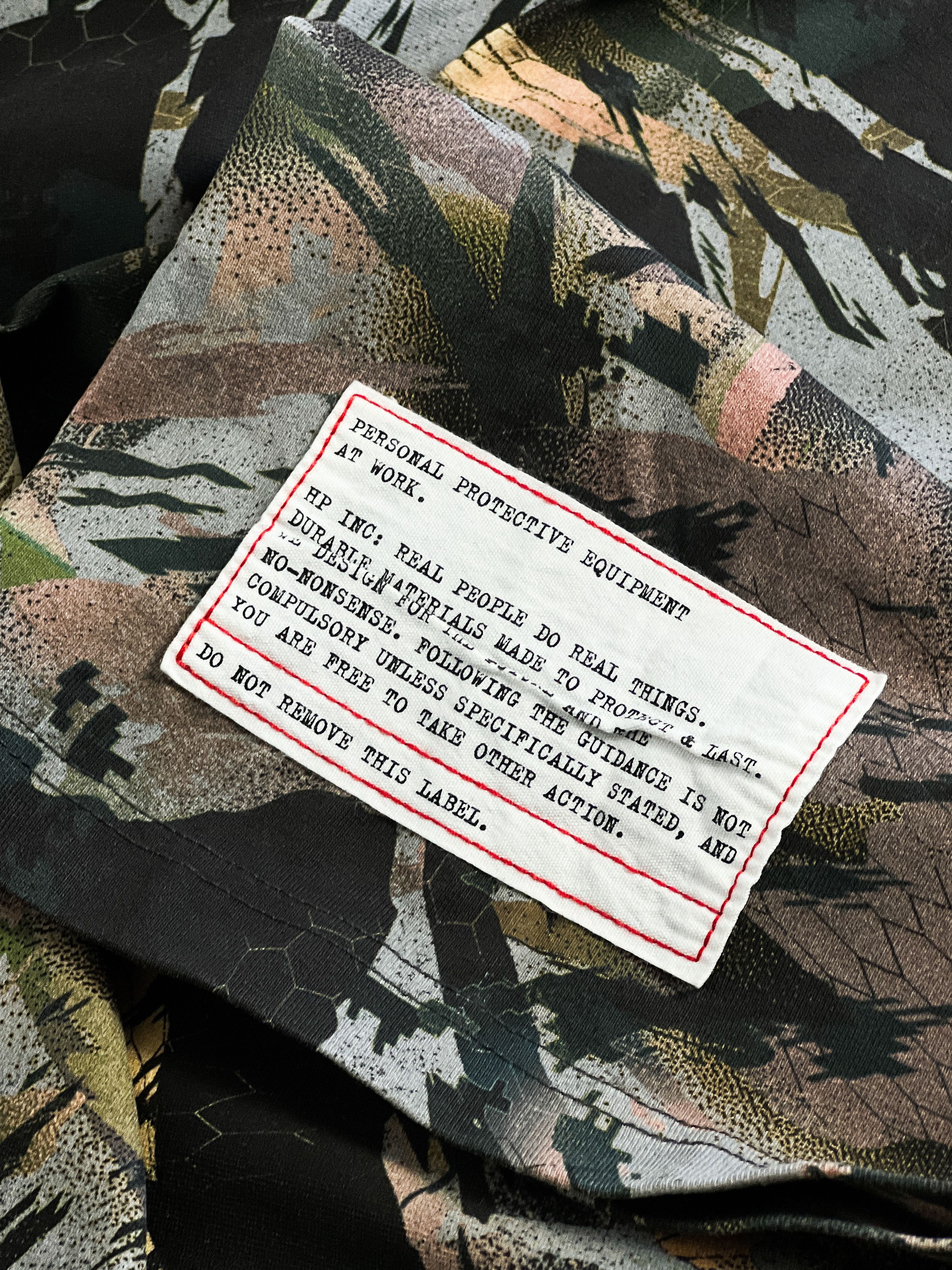 Heron Preston Heron Preston Multicolor Camo Style Turtleneck T-Shirt Size US M / EU 48-50 / 2 - 7 Thumbnail
