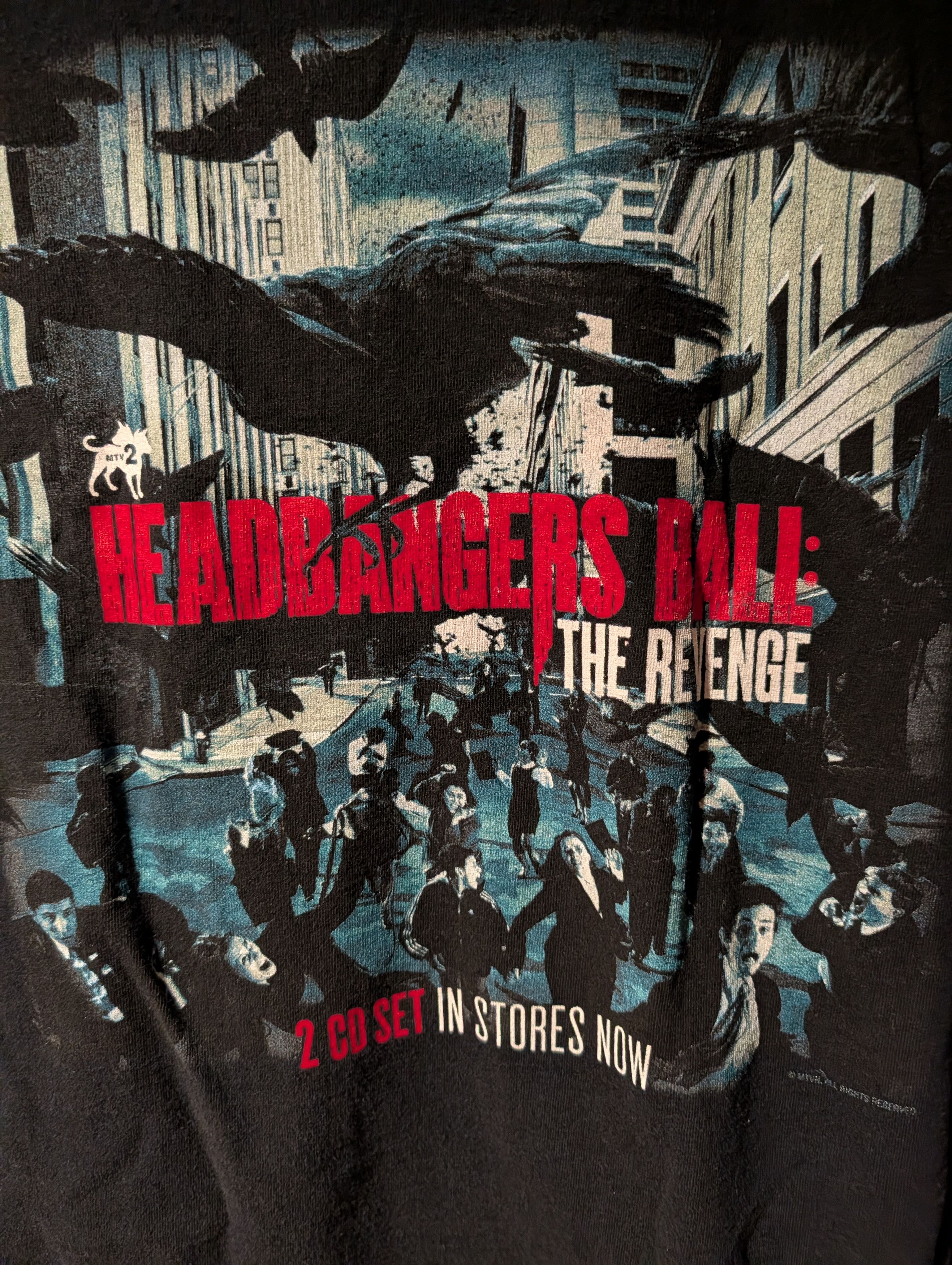 Band Tees Vintage 2006 MTV2 Headbangers Ball The Revenge T-Shirt Size US XL / EU 56 / 4 - 5 Thumbnail