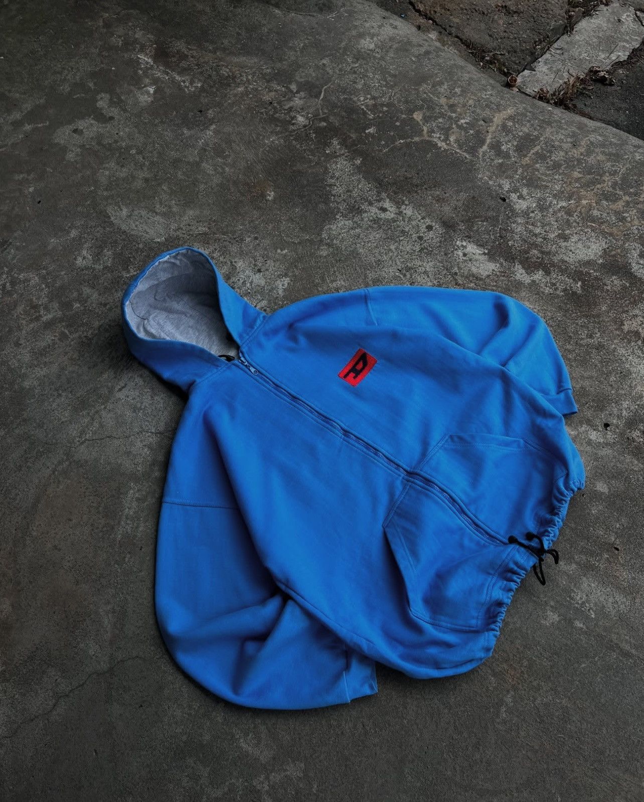 Diesel Crazy Vintage Diesel Zip Hoodie Big Logo Archive Avant Garde Size US XL / EU 56 / 4 - 2 Thumbnail