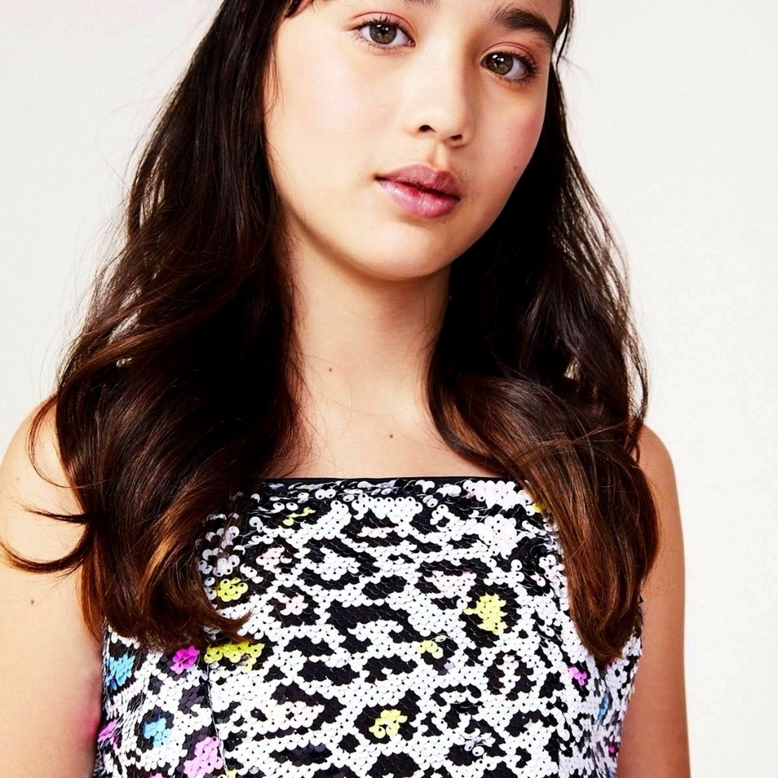 Other Milly Minis Kyle Leopard Sequins Dress Multi Childs size 12 Size XL / US 12-14 / IT 48-50 - 3 Thumbnail