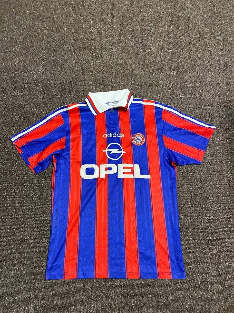 Adidas 1995/97 FC Bayern Munich Munchen Home Kit Soccer Shirt Size US S / EU 44-46 / 1 - 1 Thumbnail