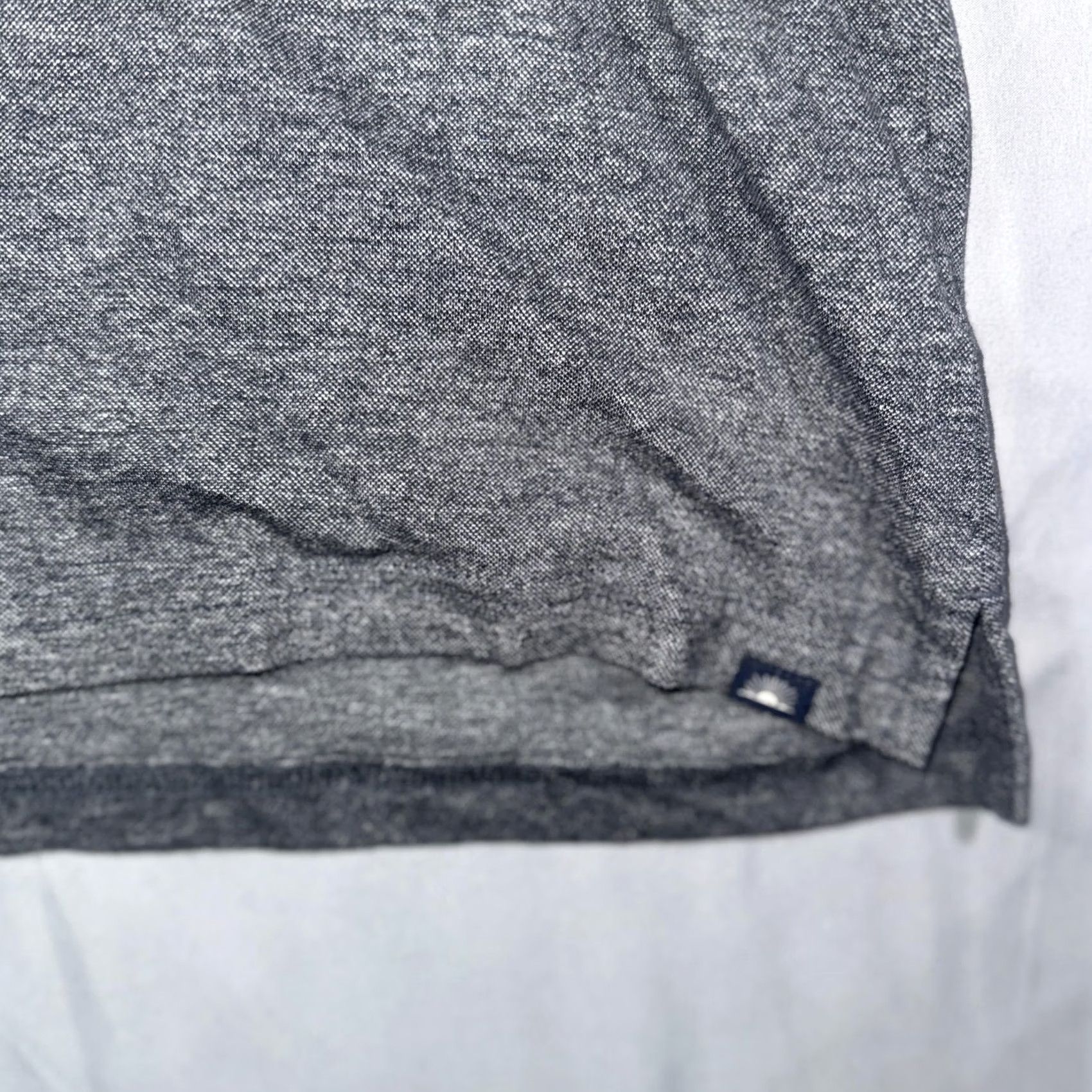 Faherty Faherty Reserve The Movement Polo XXL Heathered Gray Short Sleeve Jersey Knit Mens 2XL Casual/Regular Fit Polo Shirt with Logo Accent Size US XXL / EU 58 / 5 - 7 Thumbnail