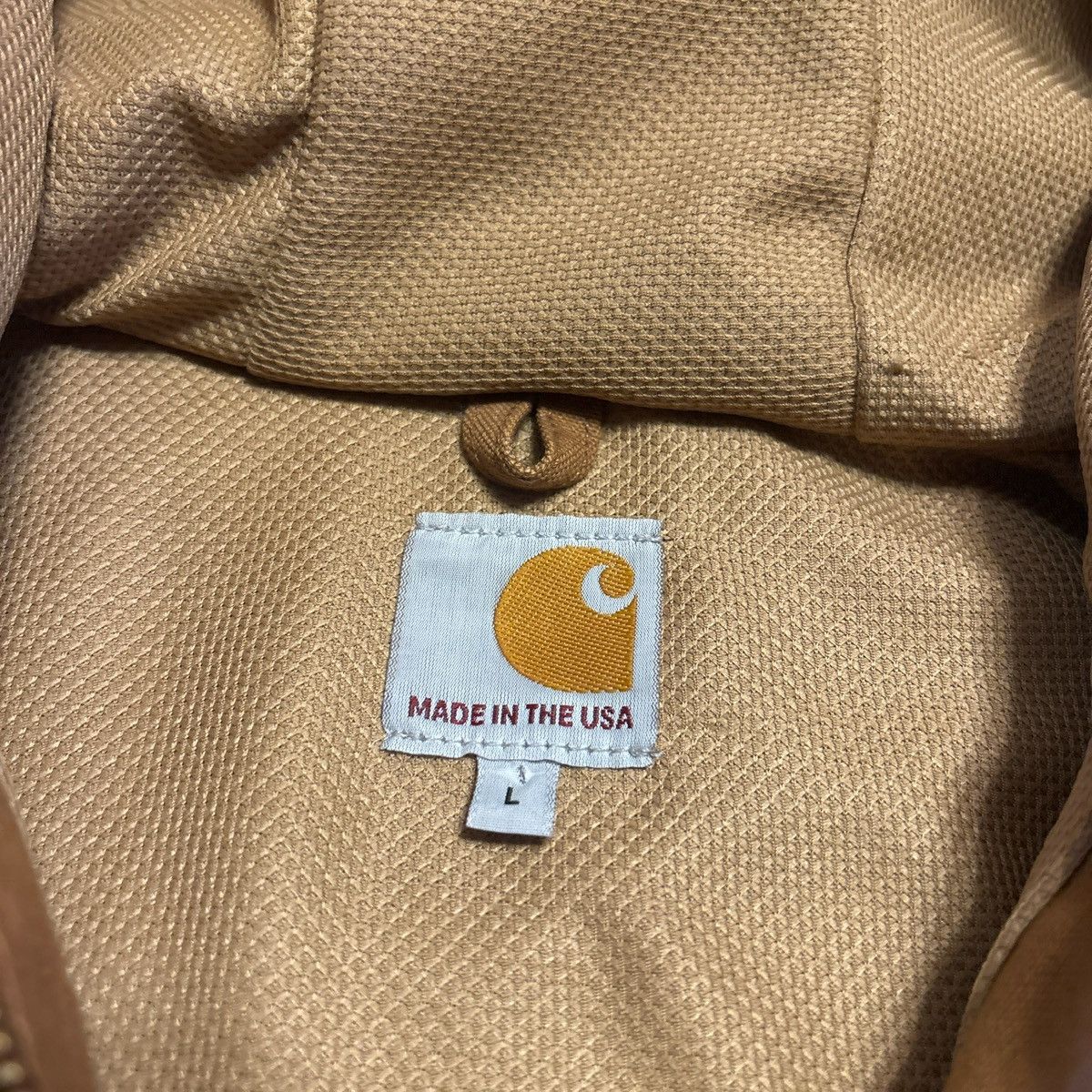 Carhartt Carhartt Beige/Brown Work Jacket Size Large Size US L / EU 52-54 / 3 - 4 Thumbnail