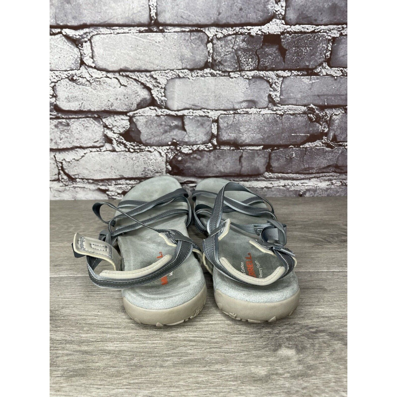 Merrell Merrell Terran Ivy Lattice J94990 Monument Gray Strappy Sand Size US 10 / IT 40 - 4 Thumbnail
