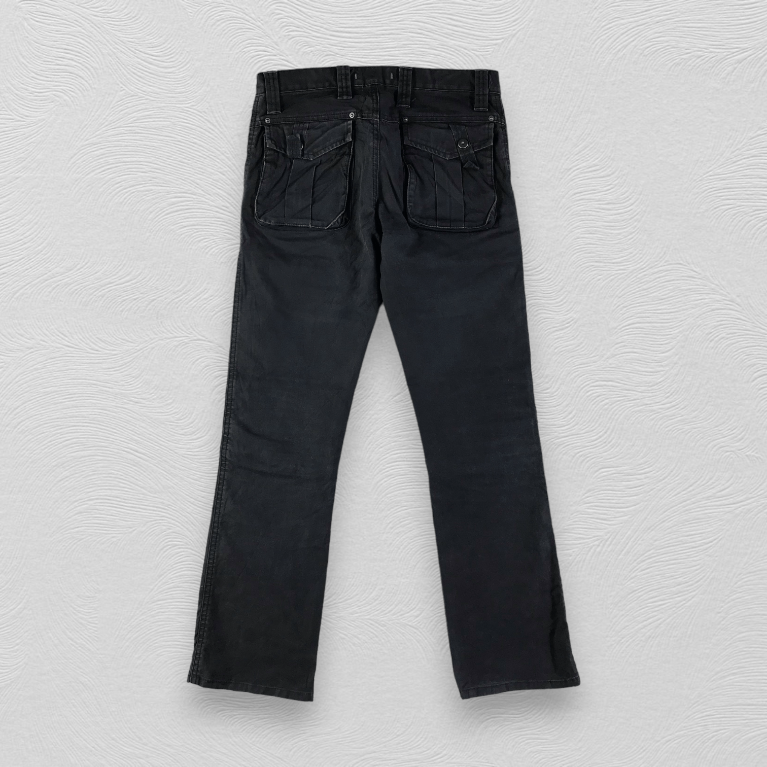 Japanese Brand Blue Way Seditionaries Zipper Pocket Pants KJ1789 Size US 28 / EU 44 - 2 Thumbnail