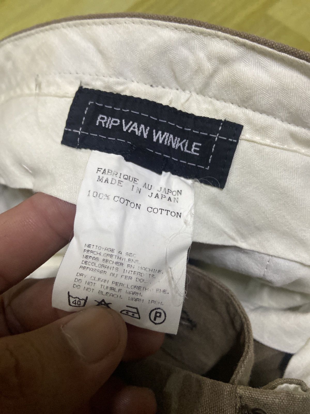 RIPVANWINKLE RIPVANWIKLE CARGO SINGLE POCKET BOOTCUT Size 29" - 4 Thumbnail