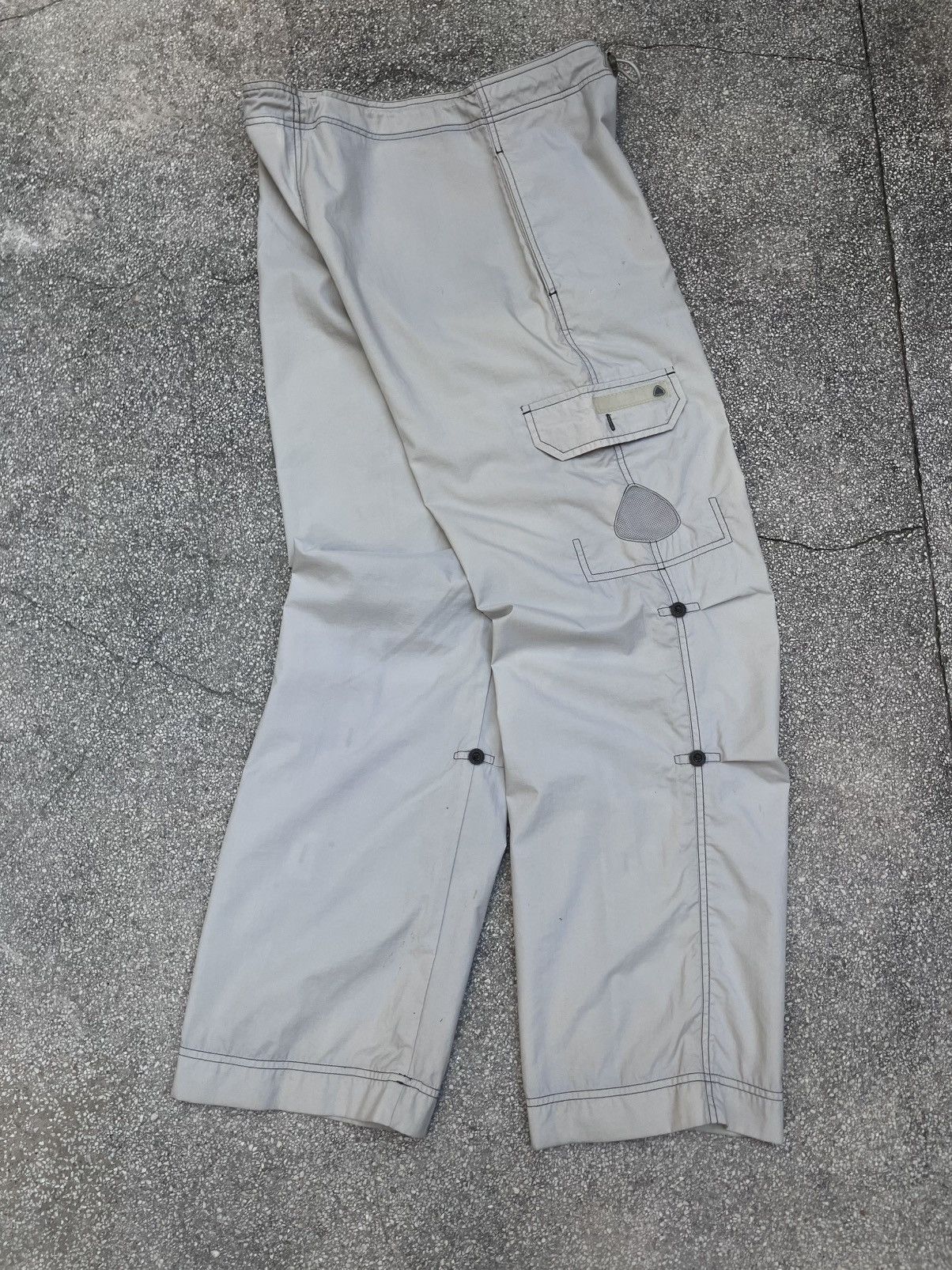 Nike ACG Vintage 2000s Nike ACG Kayak Mesh Cargo Utility Baggy Pants Size US 32 / EU 48 - 1 Thumbnail