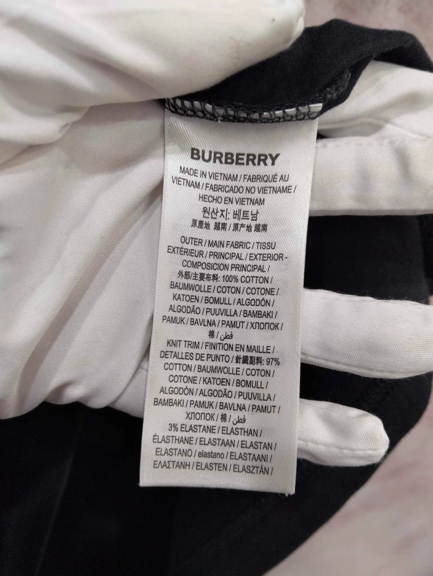 Burberry Burberry Black London Logo SS Tee XL Size US XL / EU 56 / 4 - 6 Thumbnail