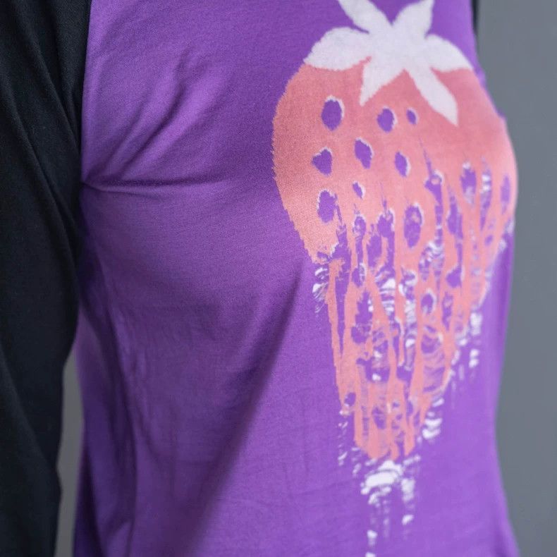 Comme des Garcons Comme Des Garcons Purple pattern spliced long sleeved shirt Size S / US 4 / IT 40 - 5 Thumbnail