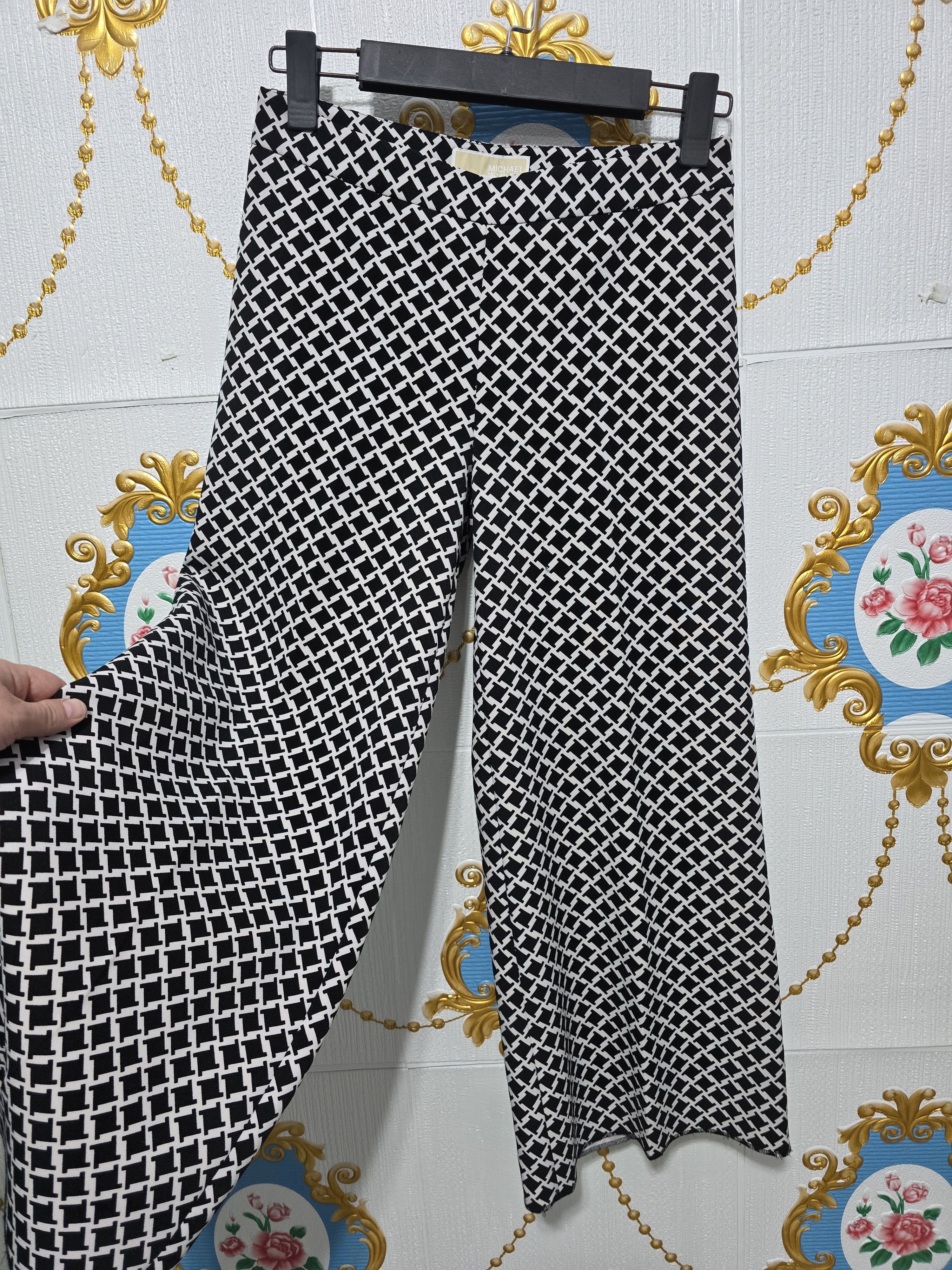 Michael Kors MICHAEL KORS Optical print pleated culottes SIZE SMALL Size 26" / US 2 / IT 38 - 6 Thumbnail