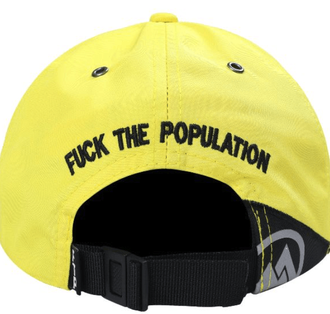Fuck The Population FTP F-Tec 6-Panel Hat Yellow Size ONE SIZE - 2 Thumbnail