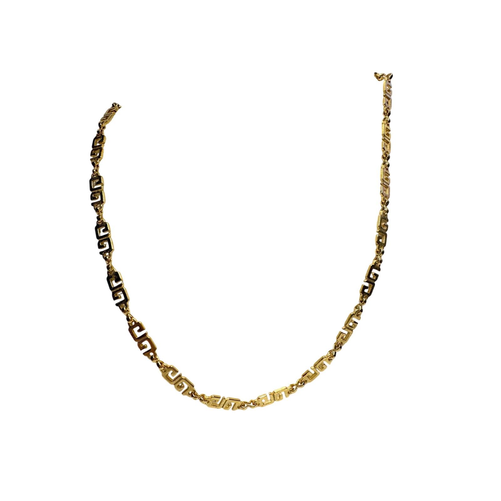 Givenchy Givenchy Gold-Plate GG Necklace - 15" - Vintage Size ONE SIZE - 12 Thumbnail