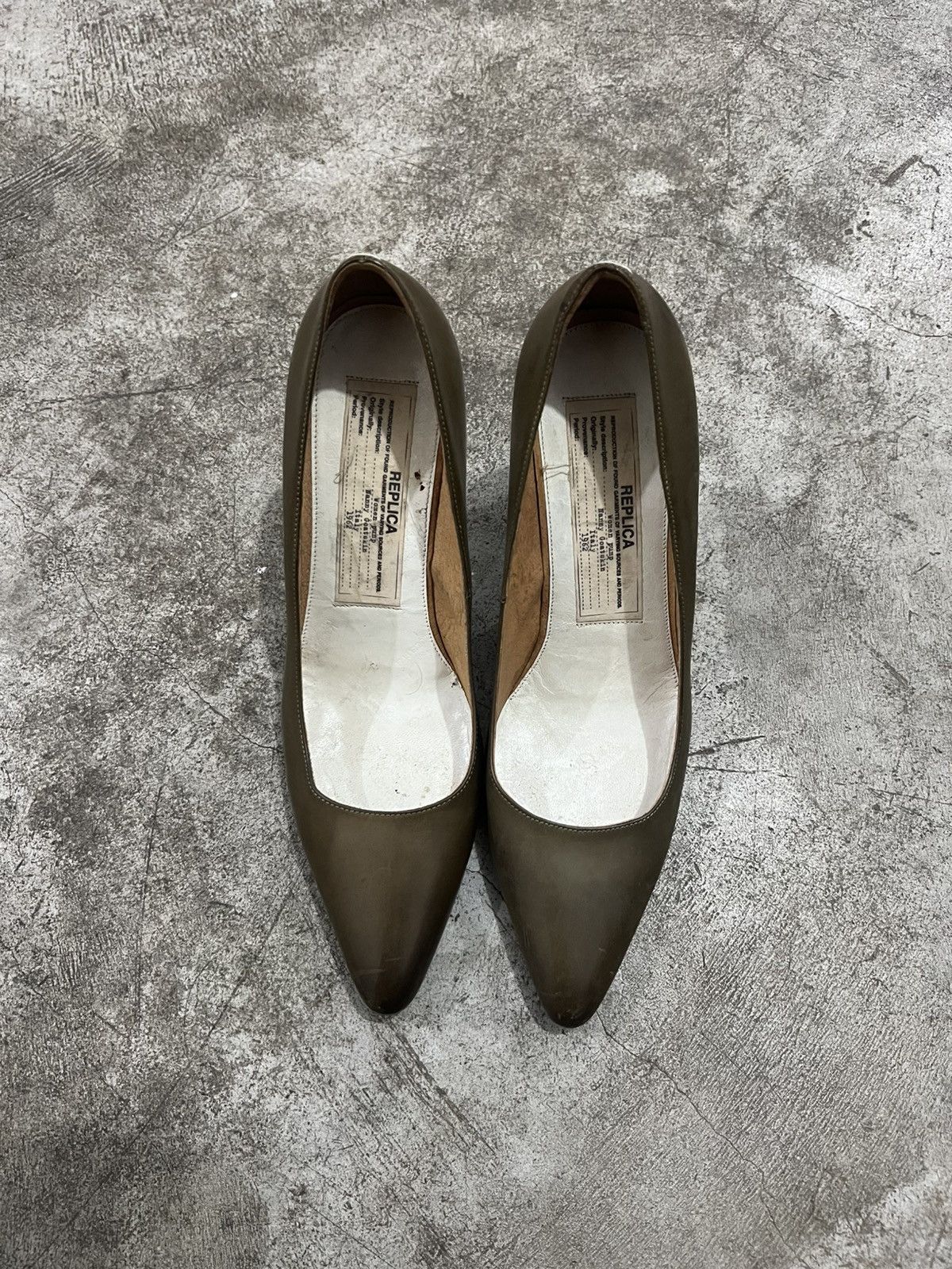 Maison Margiela Maison Margiela Replica Women Pump Nanny Goatskin Heels Size US 8 / IT 38 - 2 Thumbnail