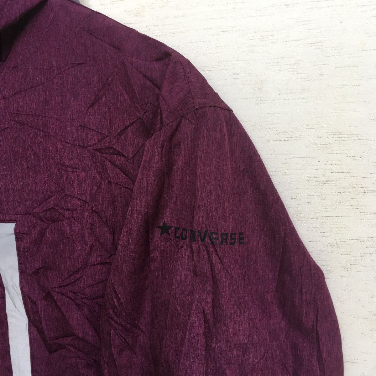 Converse × Vintage Converse Windbreaker Jacket M Purple Size US M / EU 48-50 / 2 - 12 Thumbnail