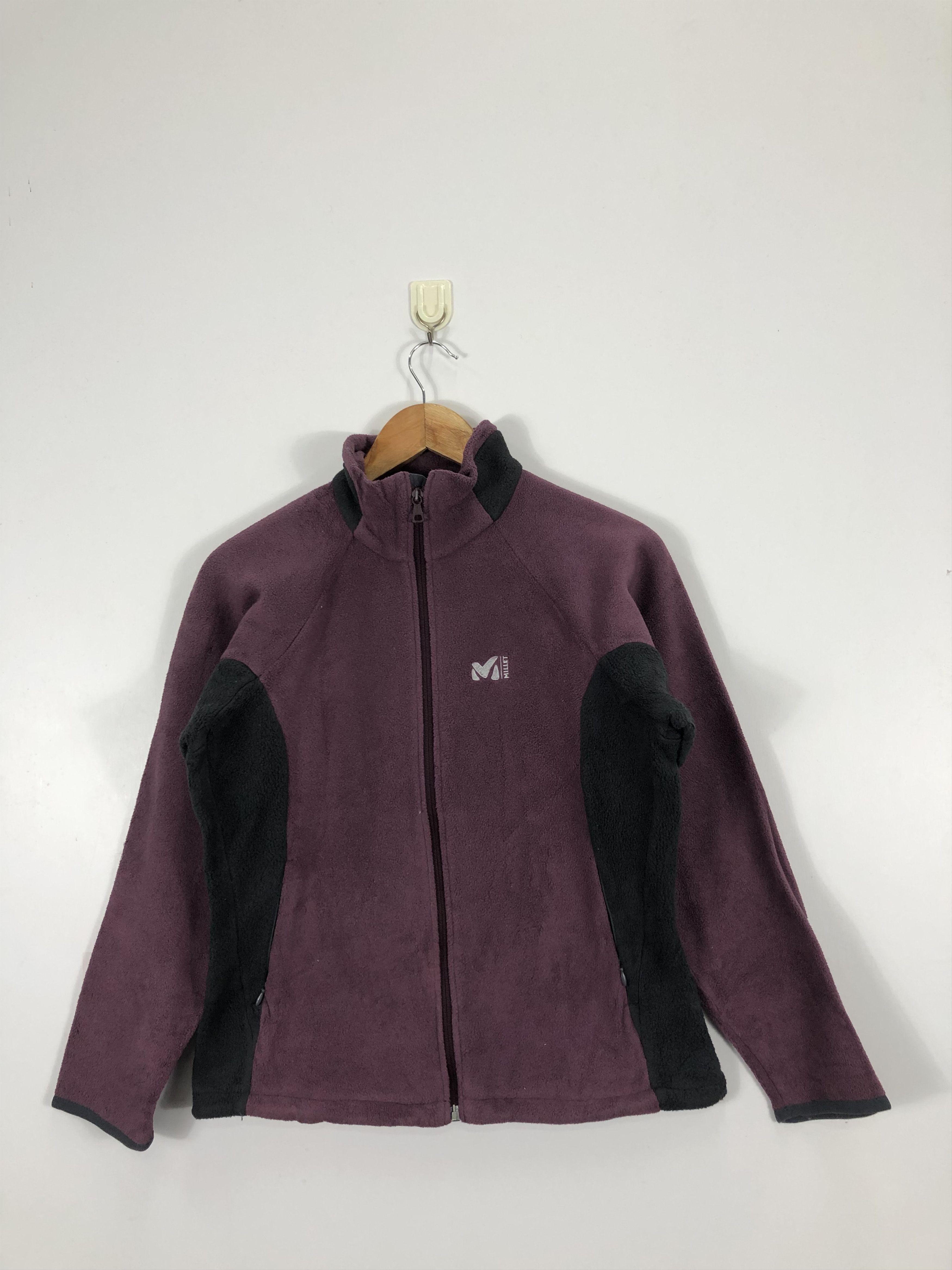 image of Outdoor Life x Vintage Millet Fleece Full Zipper Jacket in Purple, Men's (Size Small)